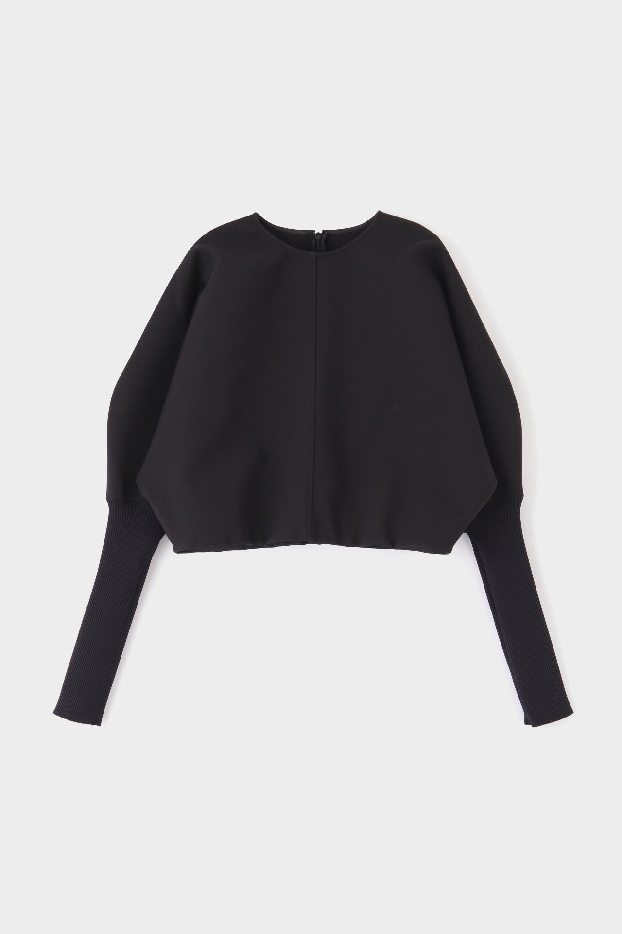 美品 LE PHIL ドライタッチボンディングリブトップス ブラック ドライタッチボンディングリブトップス | LE PHIL（ル フィル