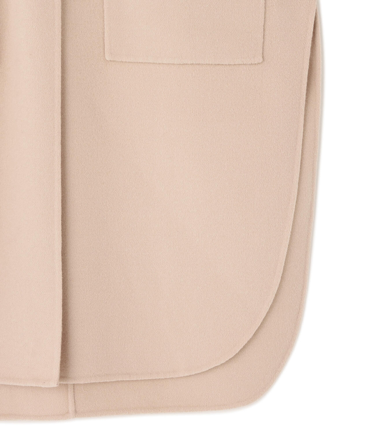 ソフトウールリバーノーカラーコート