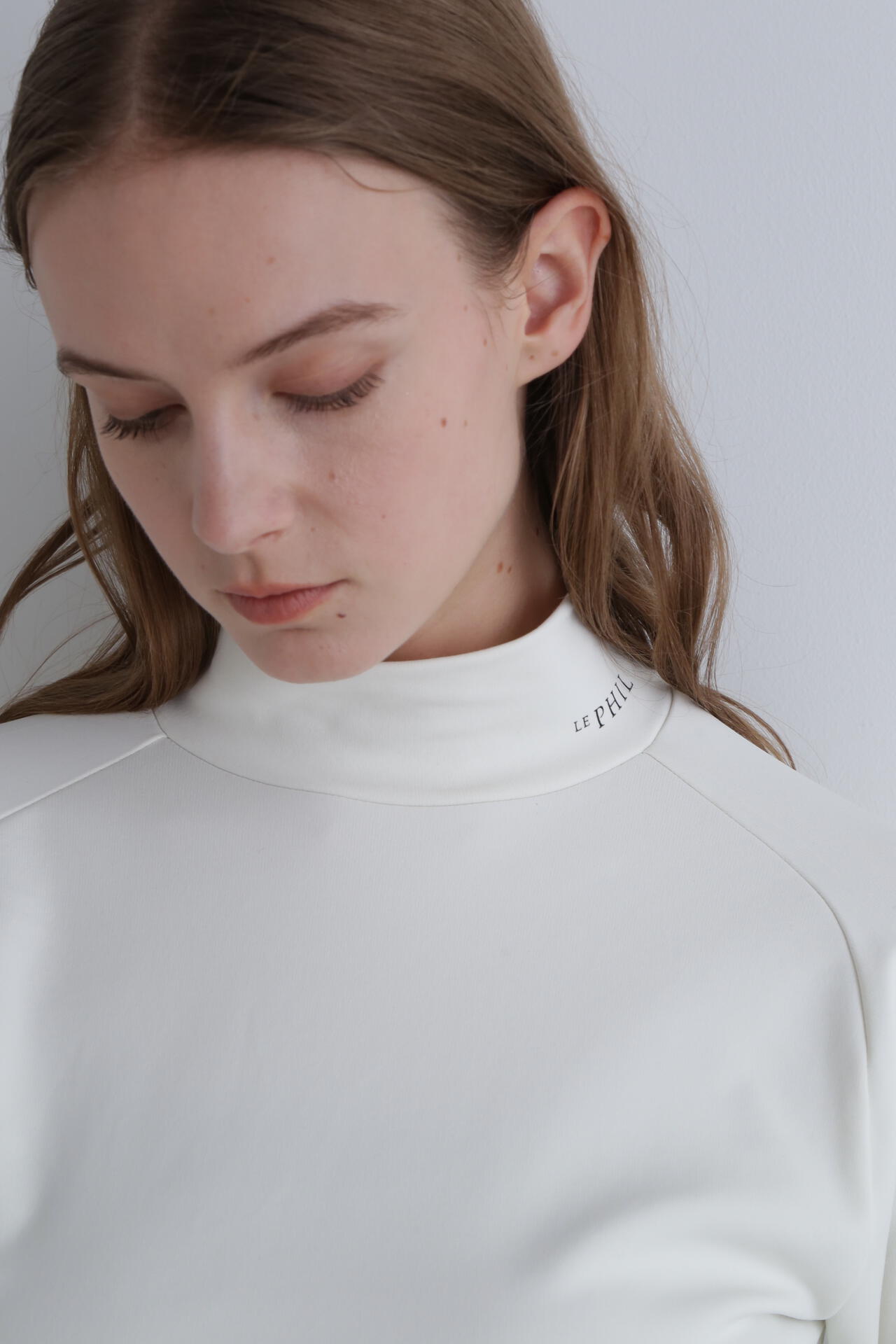 LE PHIL / 24aw/ベアフリースハイネックトップス/FREE/ポリエステル/WHT/534-4260056// LE PHIL SPORTS》ベアフリースハイネックトップス | LE PHIL（ル