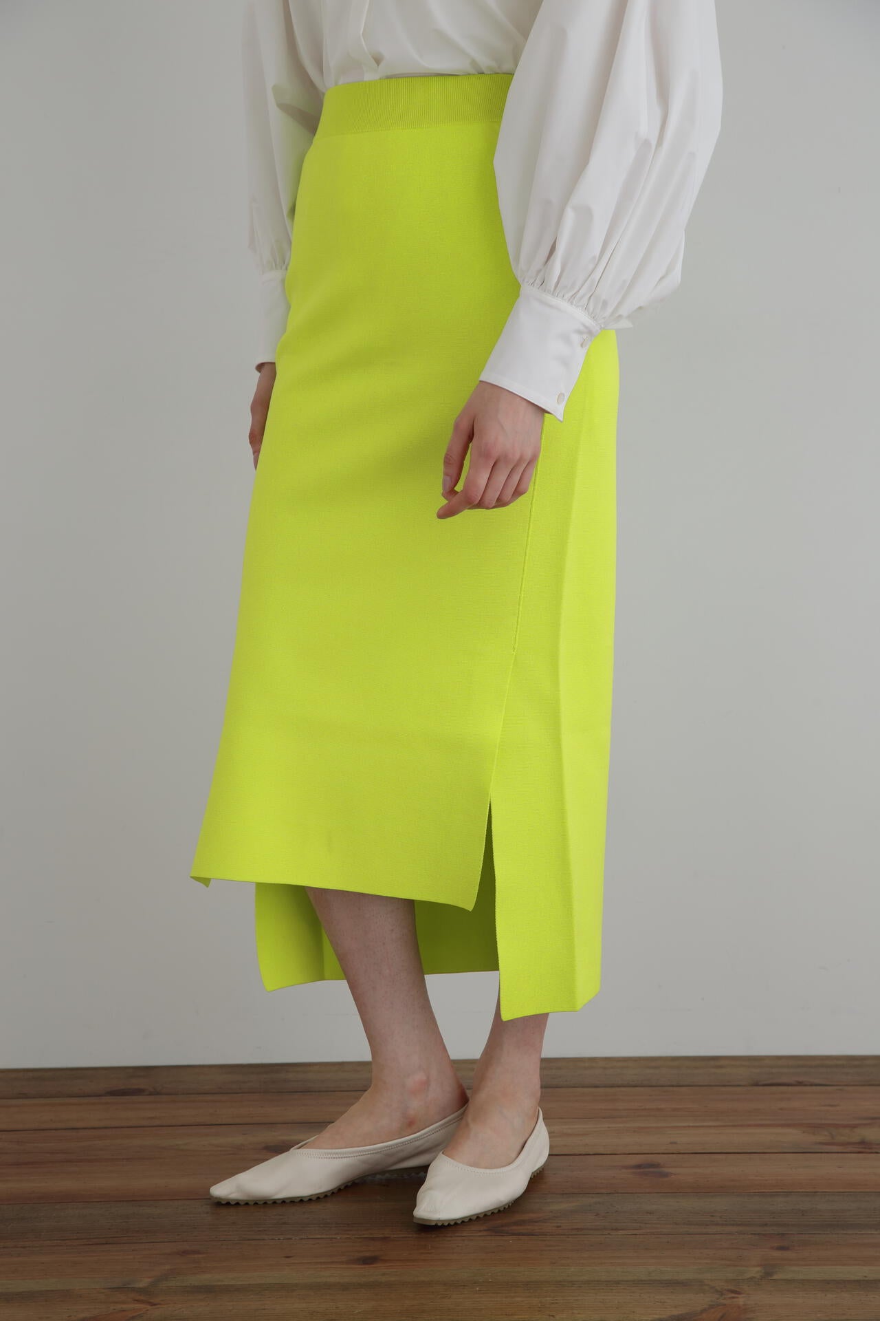 LE PHIL ルフィル ライトドライニット イエロー ライトドライニットスカート | LE PHIL（ル フィル） ｜【公式】通販