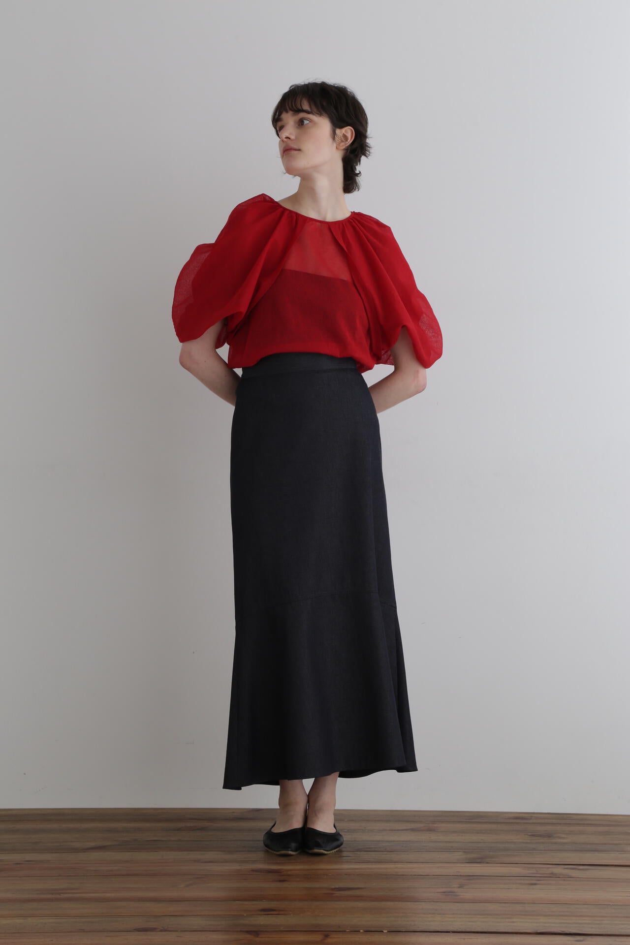 シアーパフスリーブニット | LE PHIL（ル フィル） ｜【公式】通販mix