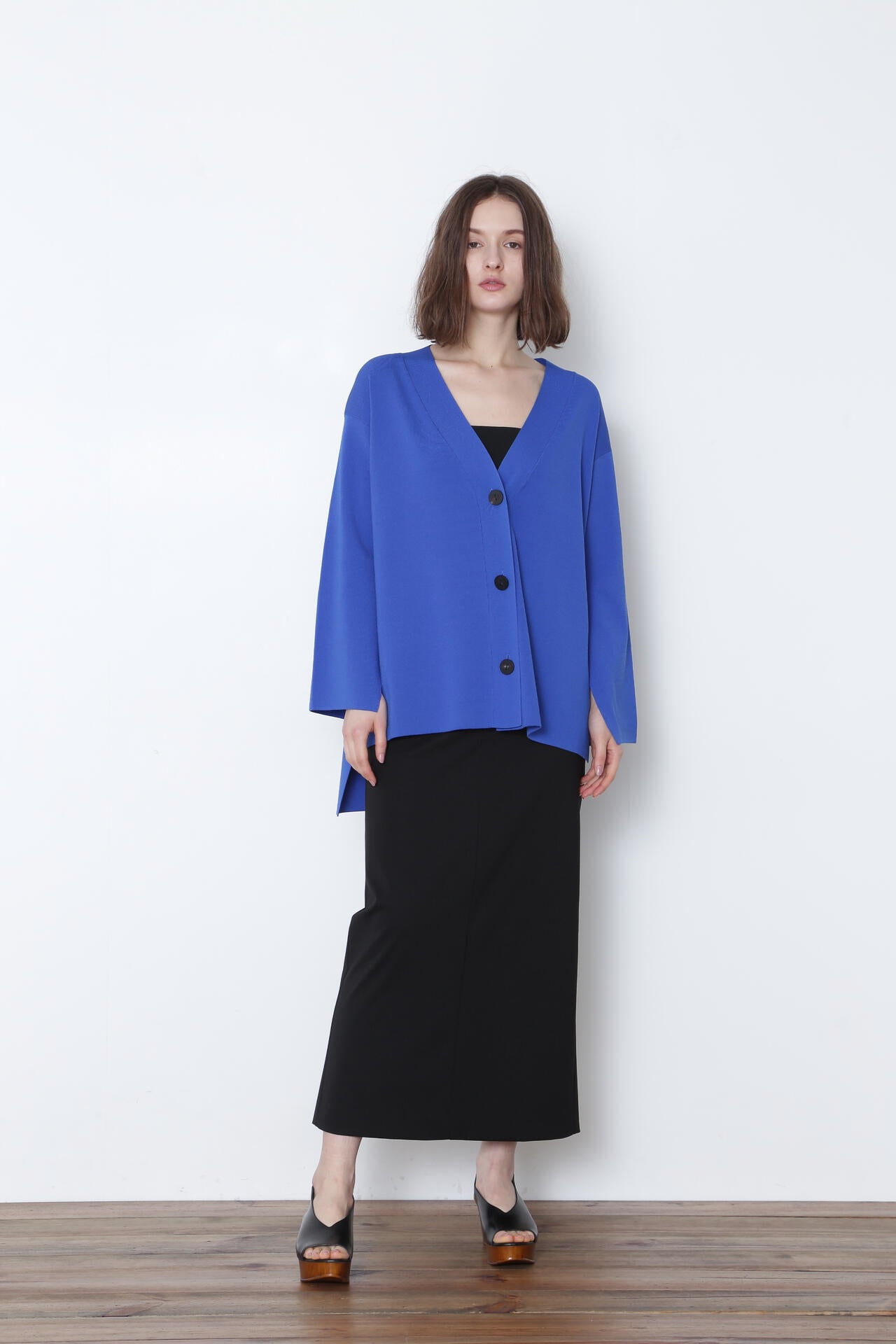 2023年 LE PHIL ルフィル モイストポンチスカート パープル 現行