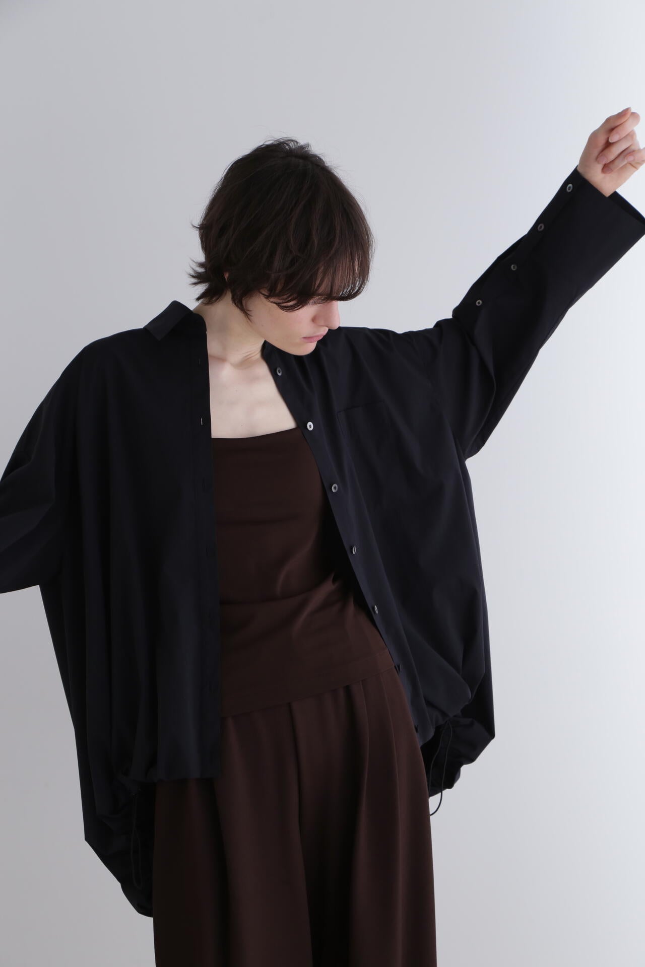 【タグ付き新品】ルフィル　タイプライター　オーバーサイズシャツ タグ付き新品】ルフィル タイプライター オーバーサイズシャツ