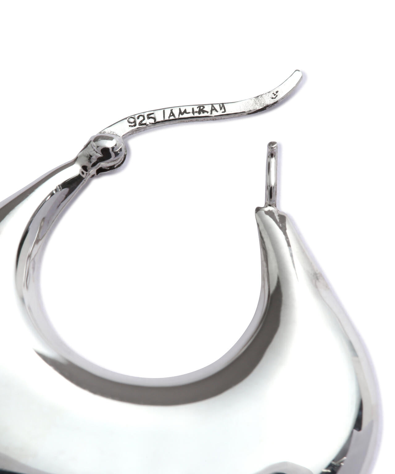 【JAMIRAY / ジャミレイ】CHANKY HOOP PIERCED EARRINGS