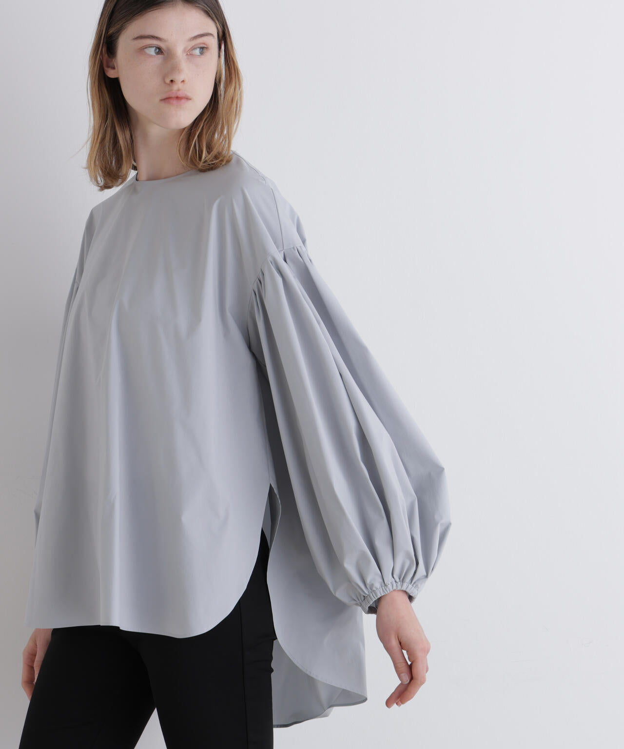 SOLOTEXギャザーブラウス
