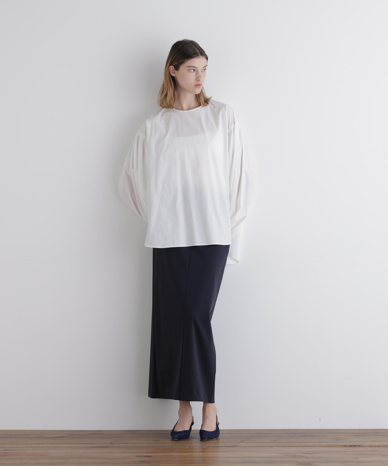 SOLOTEXギャザーブラウス | LE PHIL（ル フィル） ｜【公式】通販mix