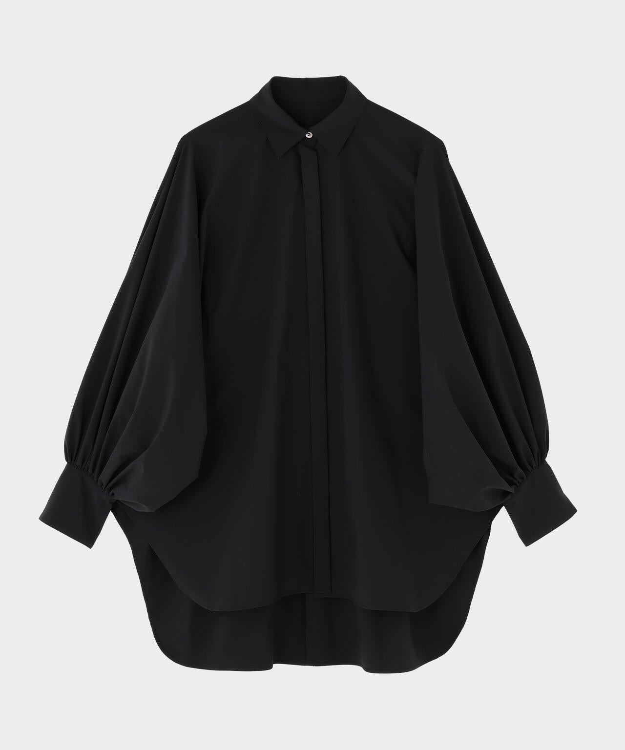 SOLOTEXブロードバックギャザーブラウス