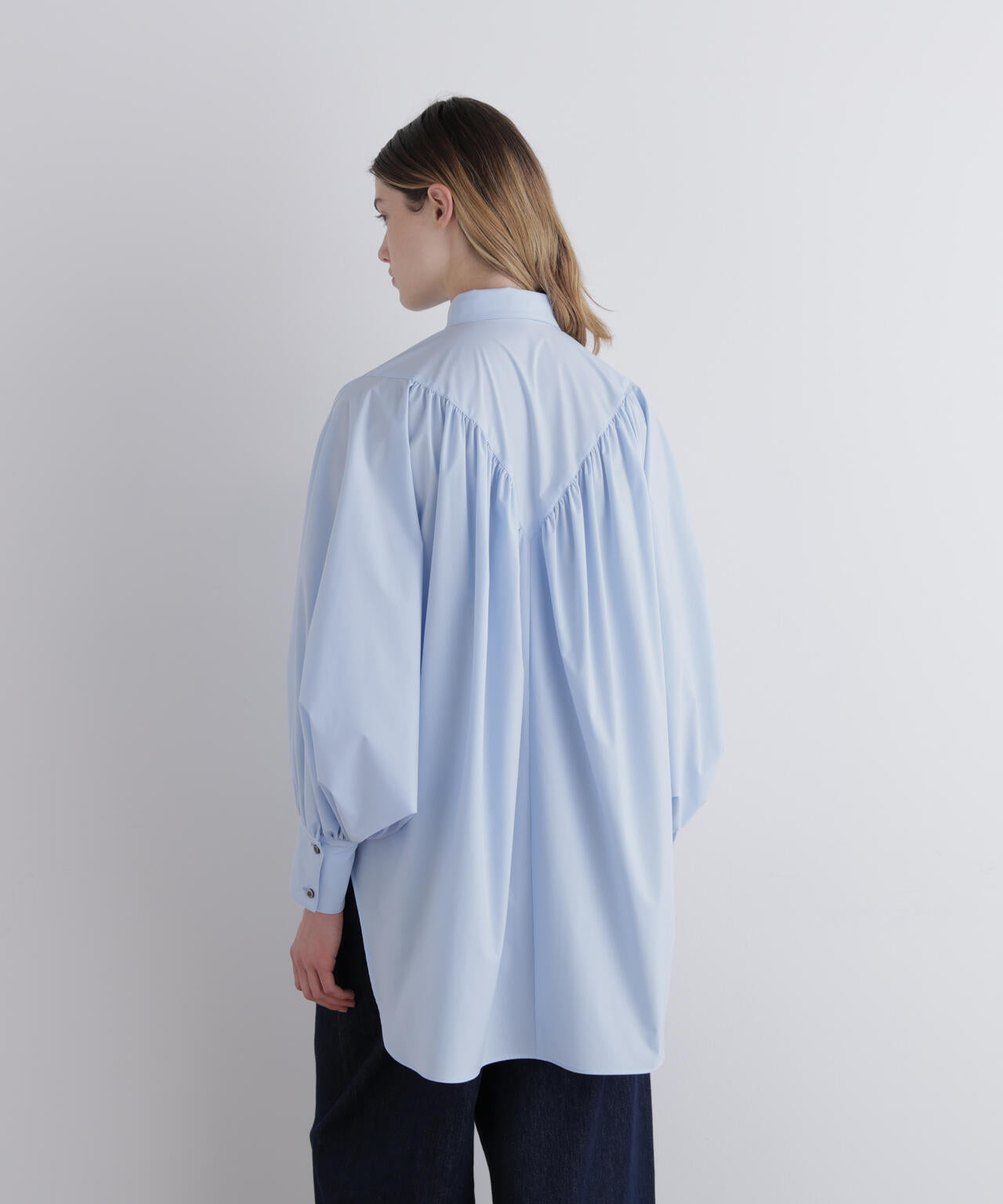 SOLOTEXブロードバックギャザーブラウス | LE PHIL（ル フィル