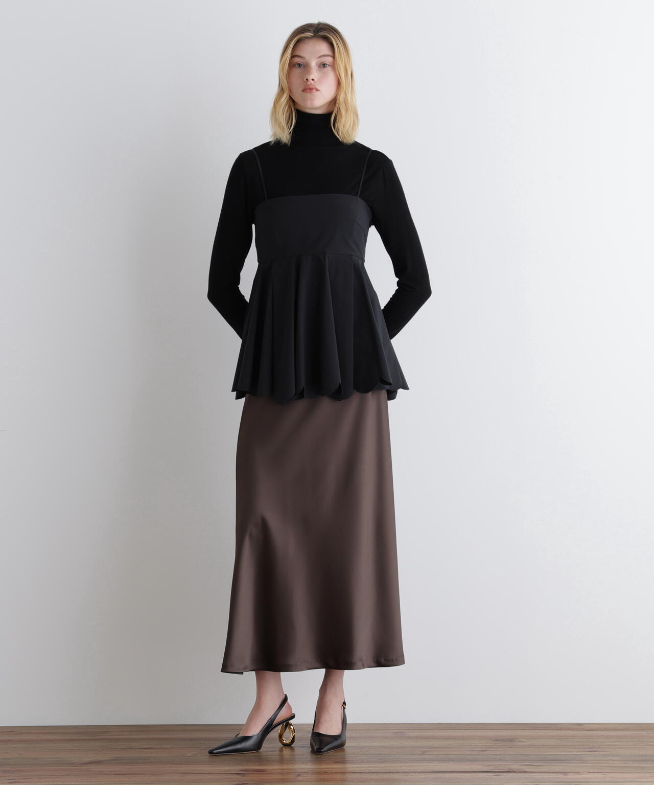 SOLOTEXブロードスカラップキャミソール | LE PHIL（ル フィル