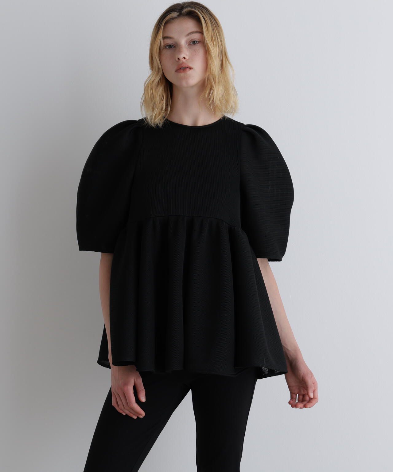 メッシュダンボールブラウス