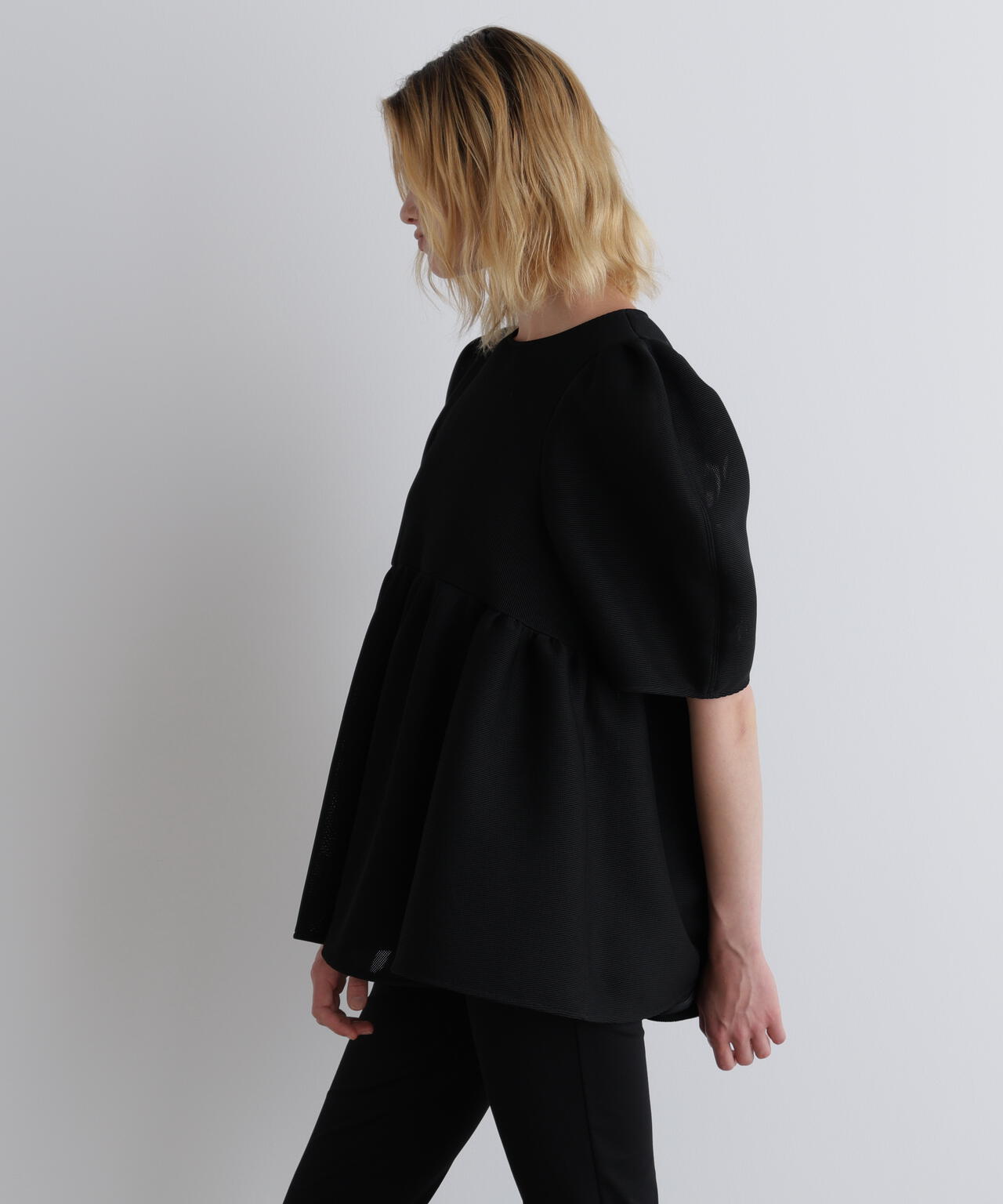 メッシュダンボールブラウス