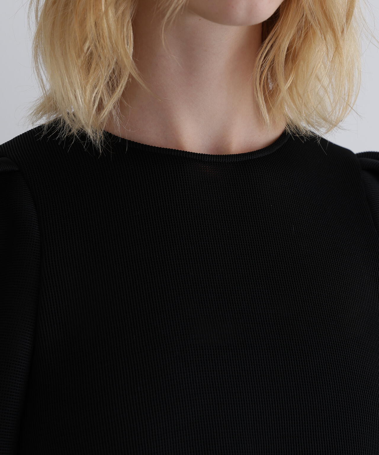 メッシュダンボールブラウス