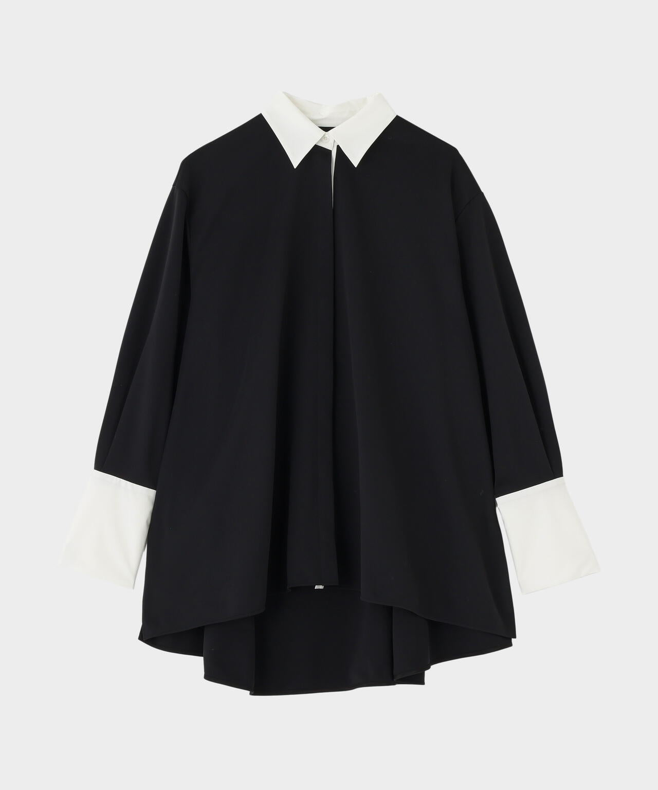 バイカラーテントブラウス