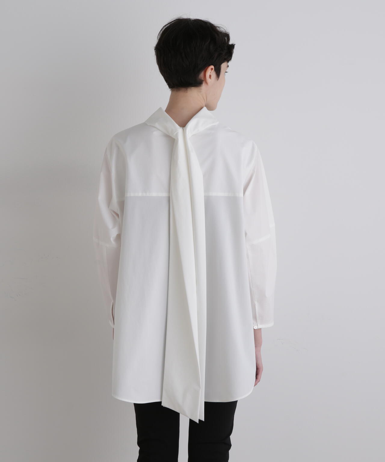 美品★LE PHIL ルフィル　SOLOTEXブロードブラウス　ホワイト LE PHIL シャツ ブラウス SOLOTEXブロードブラウス レディース