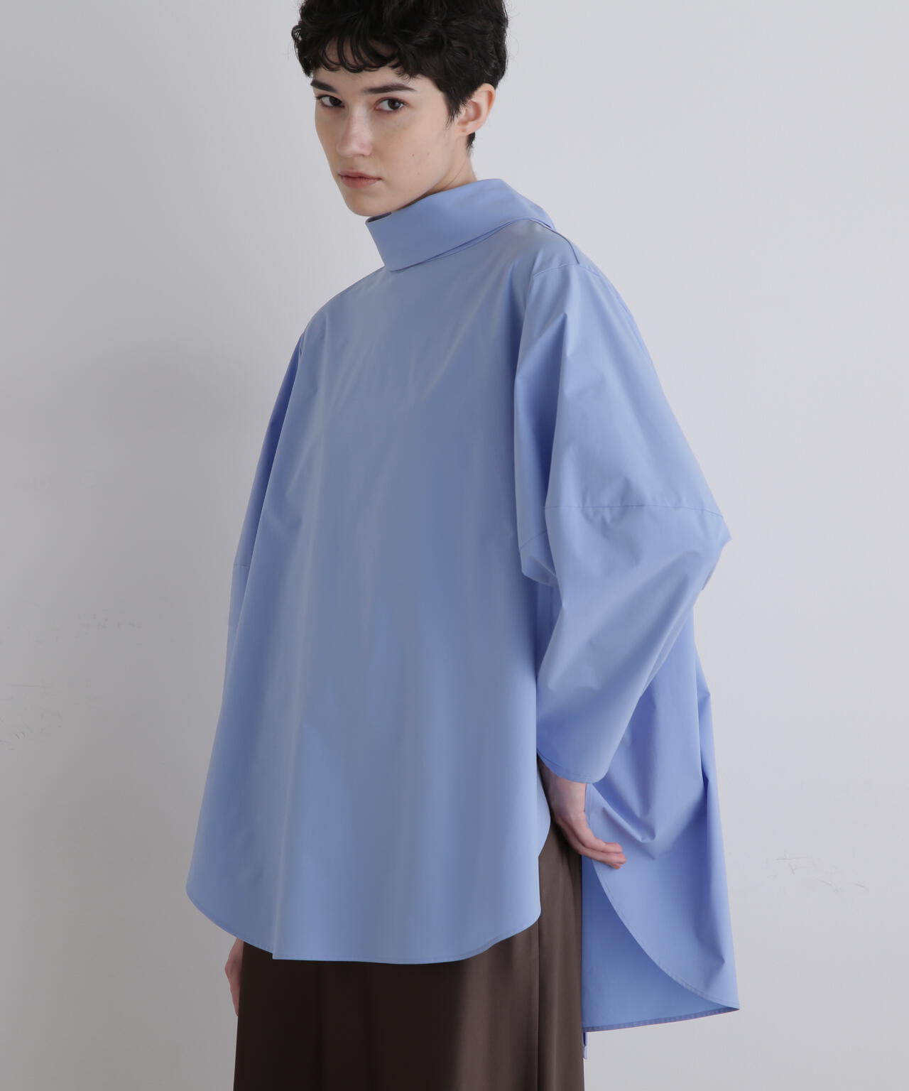 LE PHIL SOLOTEXブロードケープブラウス SOLOTEXブロードケープブラウス | LE PHIL（ル フィル