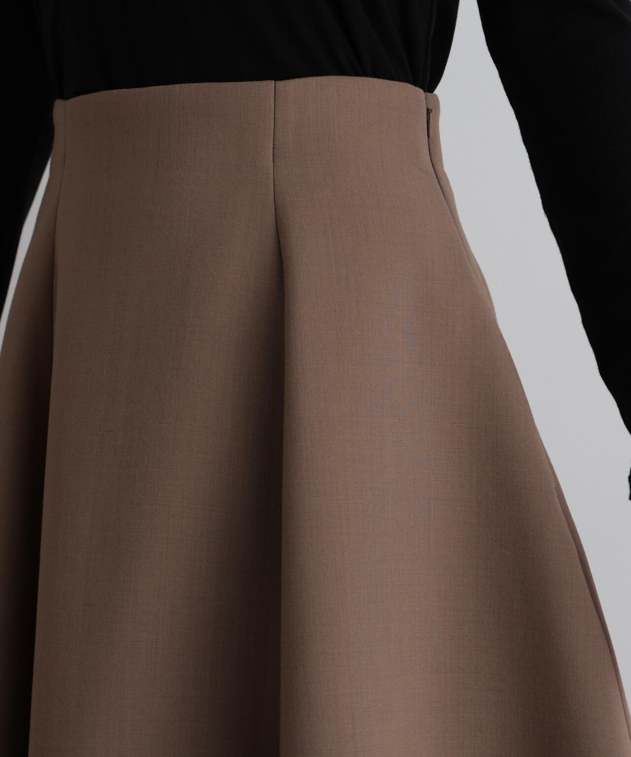 ライトボンディングハイウエストフレアスカート