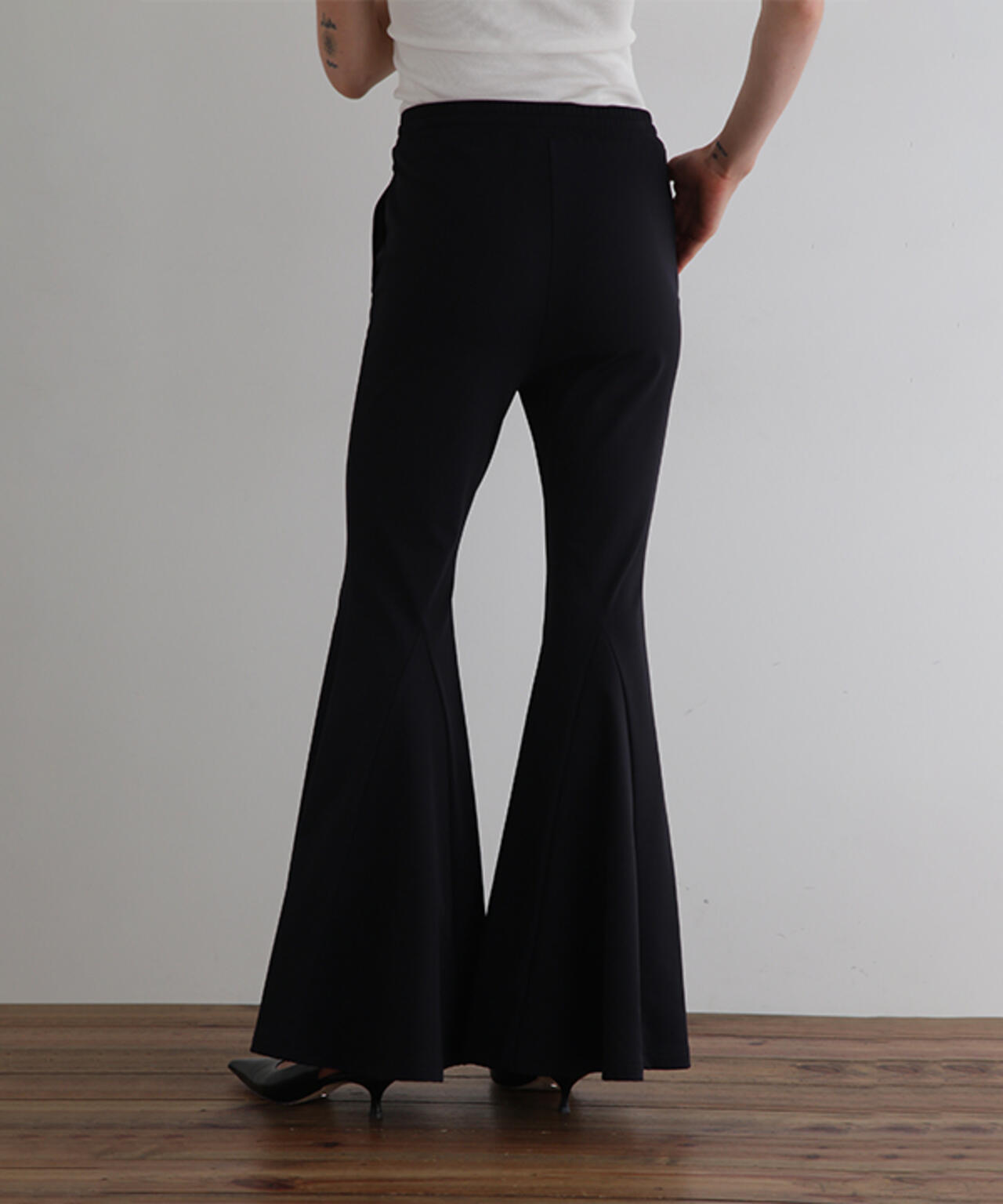 ✨近年 LE PHIL ルフィル　ハイストレッチフレアパンツ　0 EC限定/00サイズ】ハイストレッチ裏起毛フレアパンツ | LE PHIL（ル