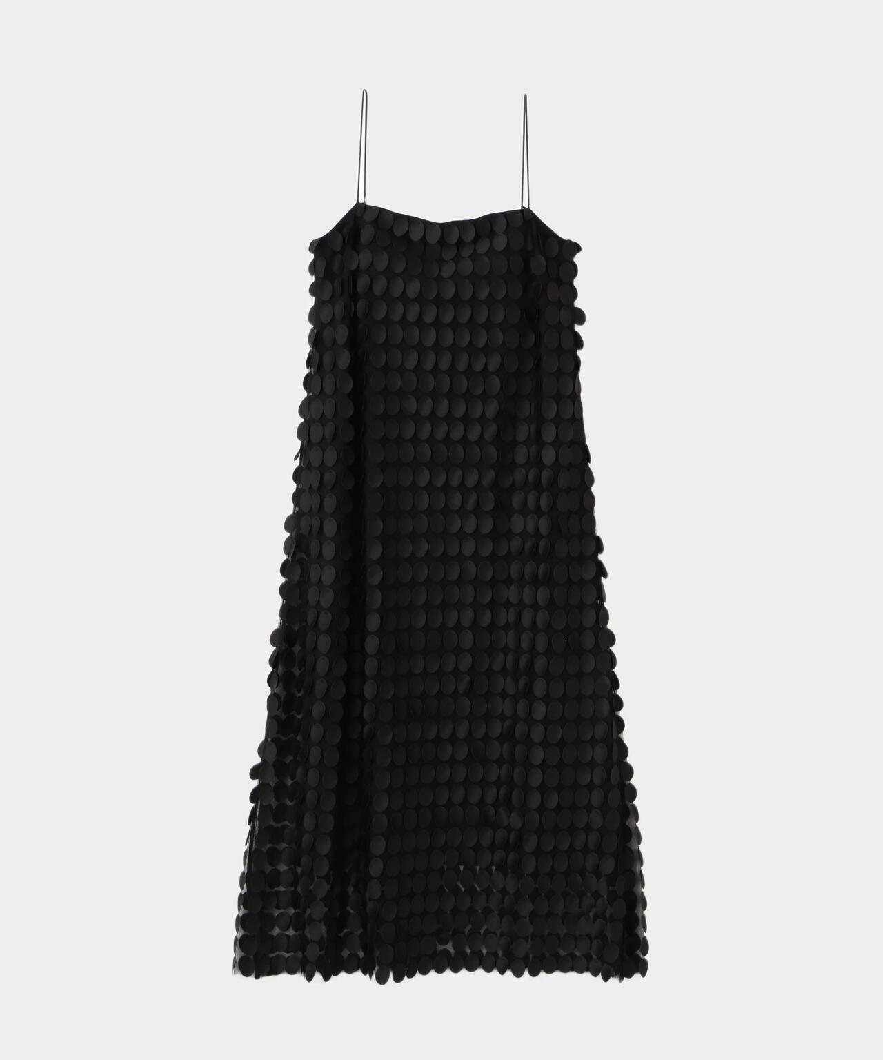 ドットエンブロイダリーレースカップインワンピース