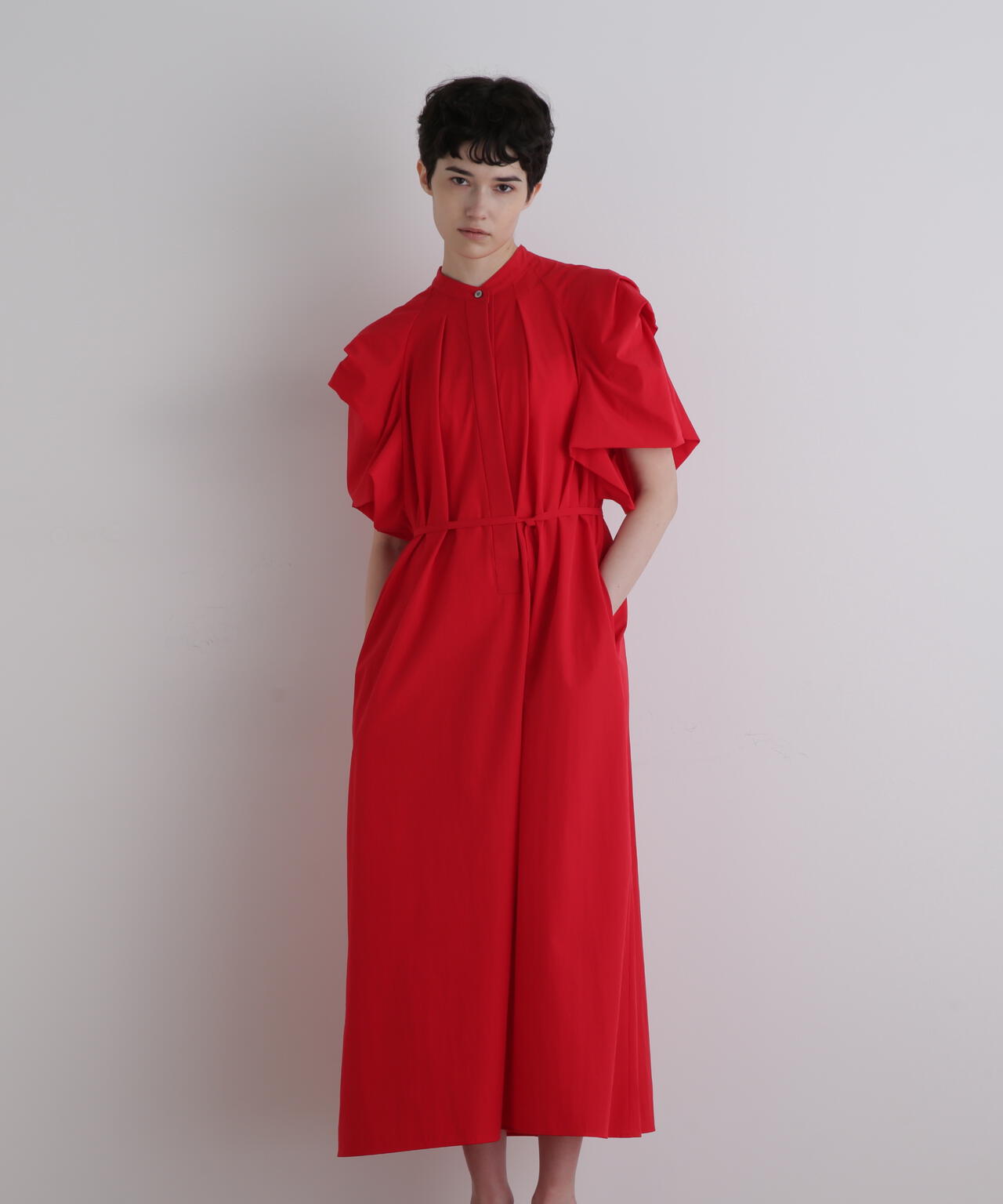 ナイロンストレッチワンピース