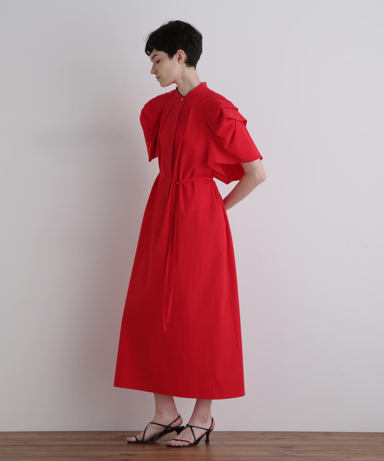 ナイロンストレッチワンピース