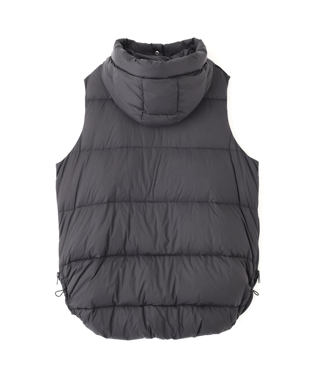 ＬＥ　PHIL ルフィル　V首ショート丈ジレ　ベージュ×黒配色 LE PHIL ルフィル V首ショート丈ベスト ベージュ×黒配色