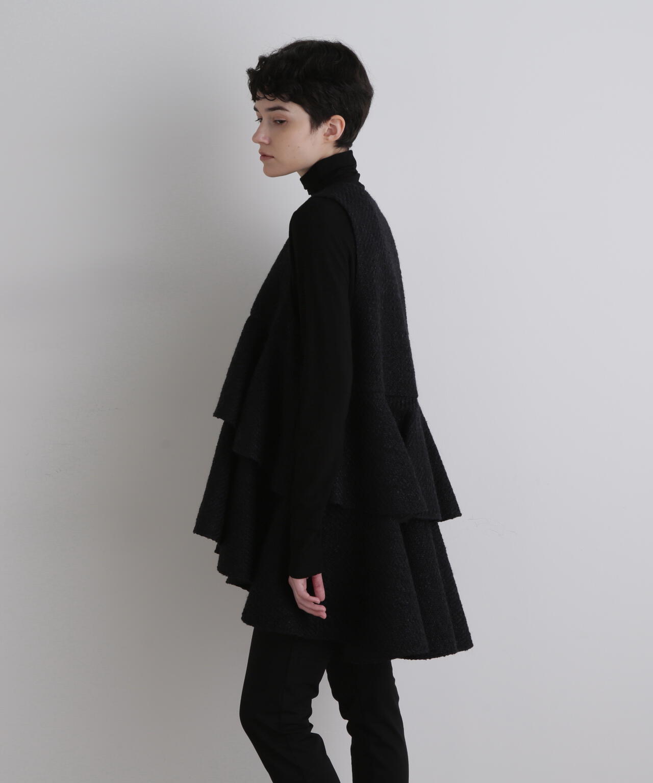 ロービングツィードティアードジレ