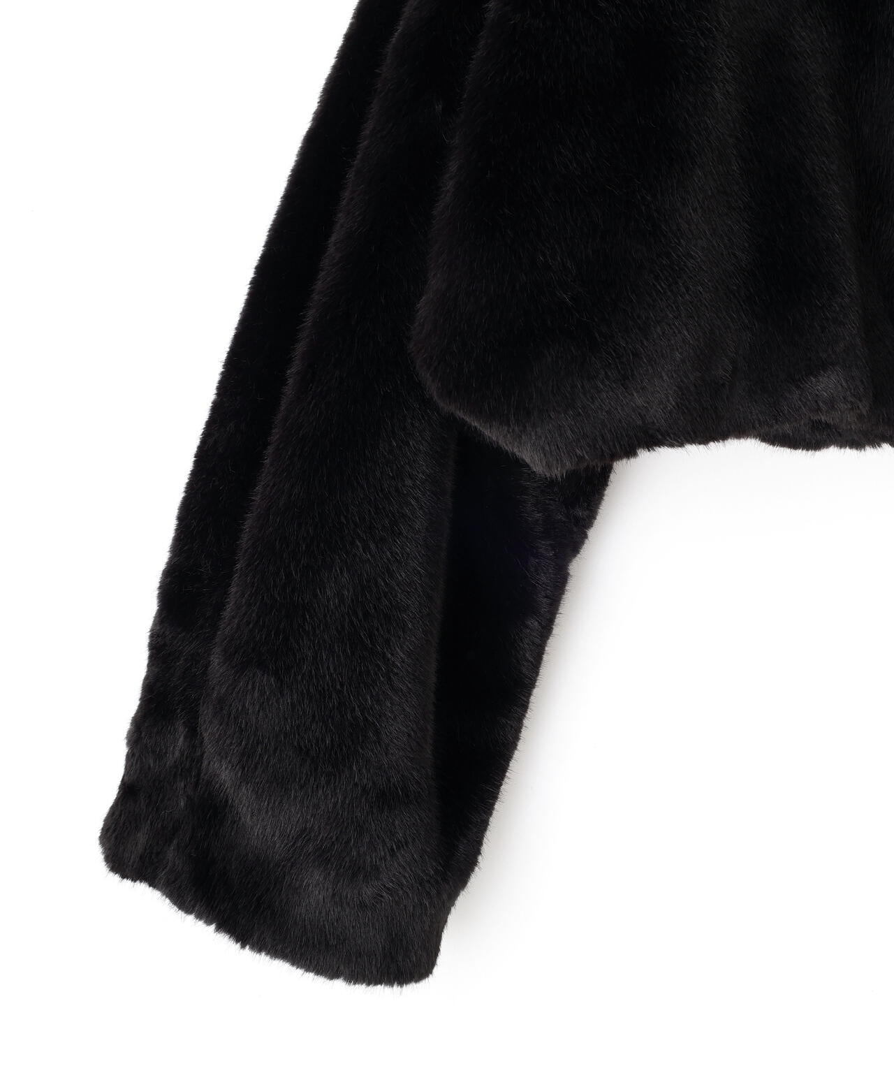 フェイクファーショートジャケット