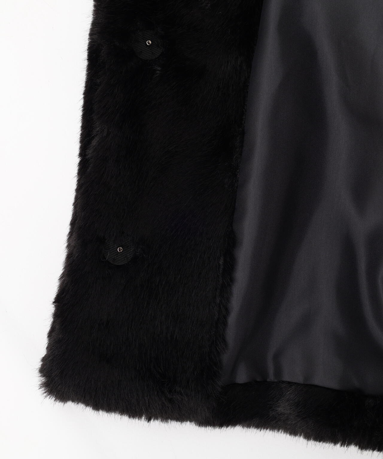 フェイクファーショートジャケット