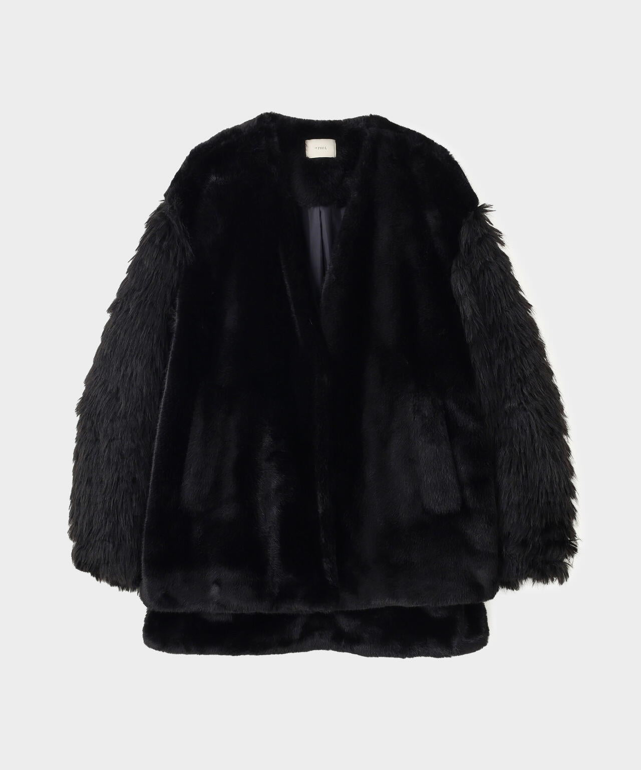 フェイクファーコンビジャケット