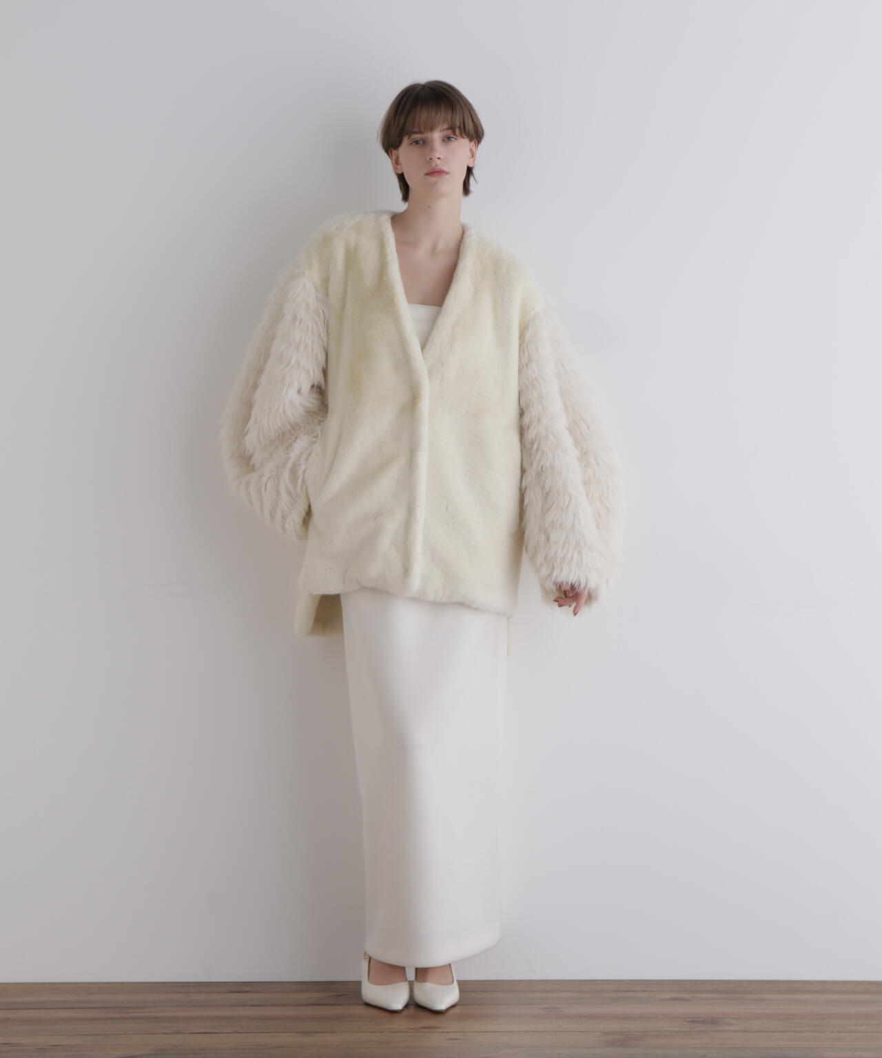 フェイクファーコンビジャケット | LE PHIL（ル フィル） ｜【公式