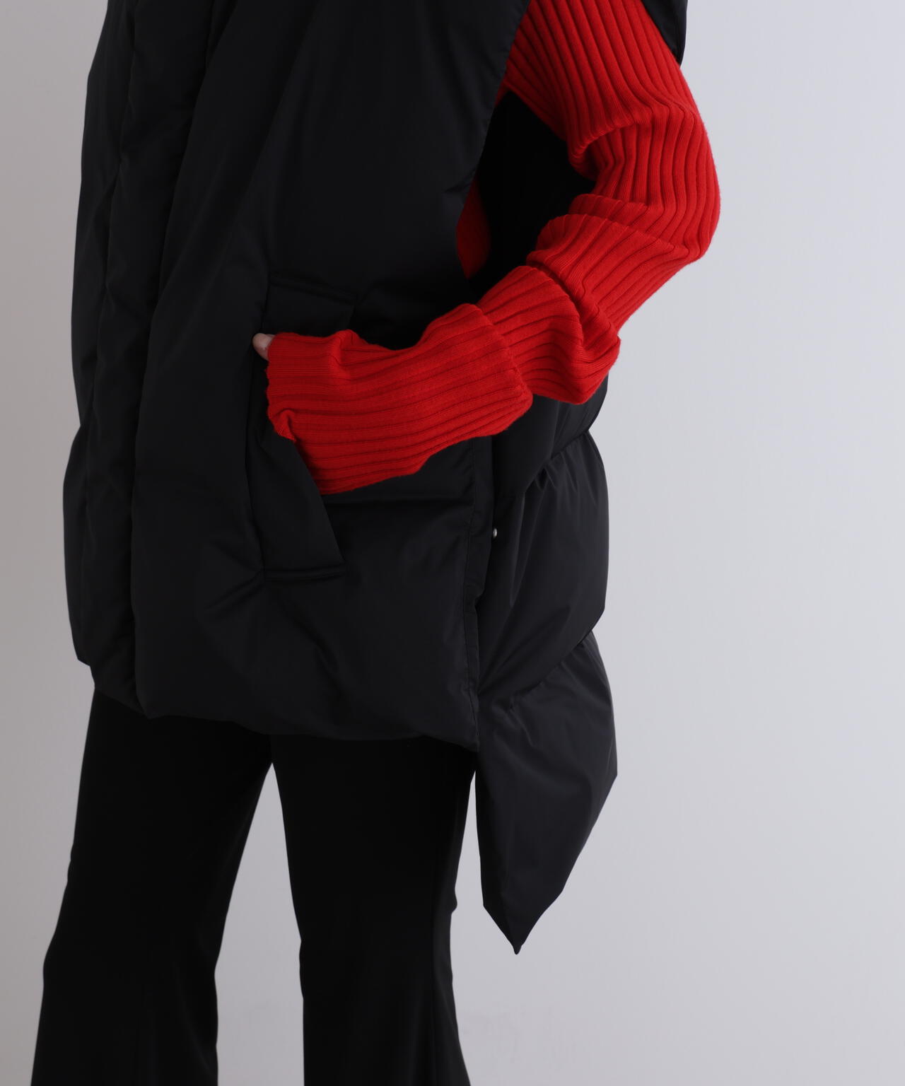 ボクシーシルエットダウンベスト