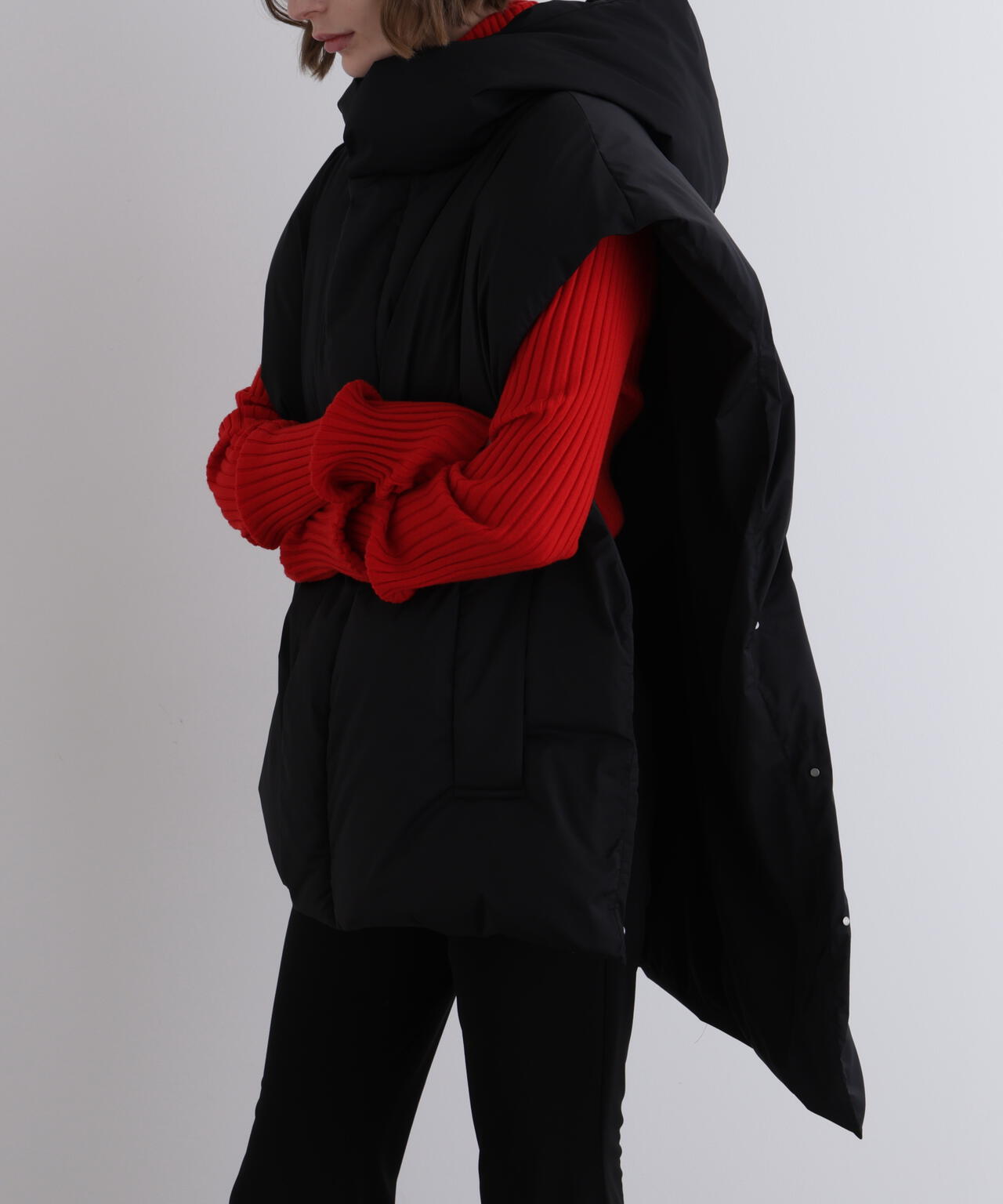 ボクシーシルエットダウンベスト