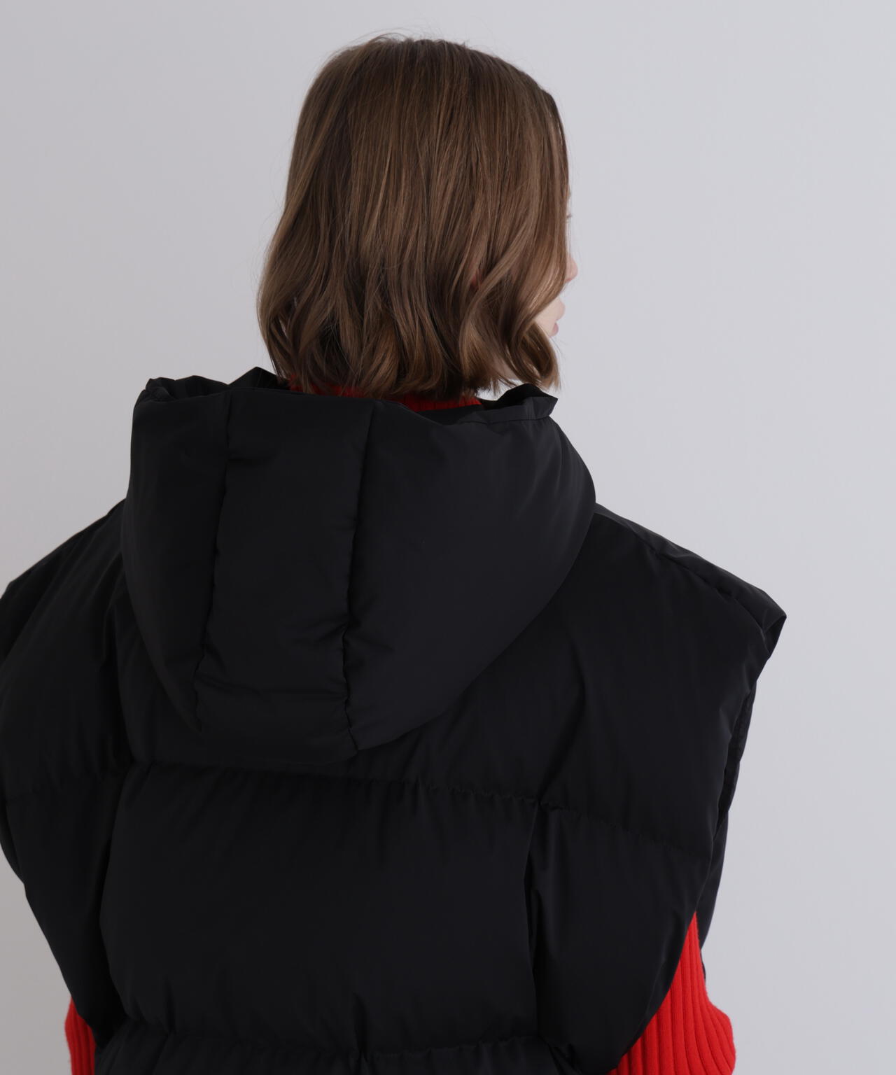 ボクシーシルエットダウンベスト