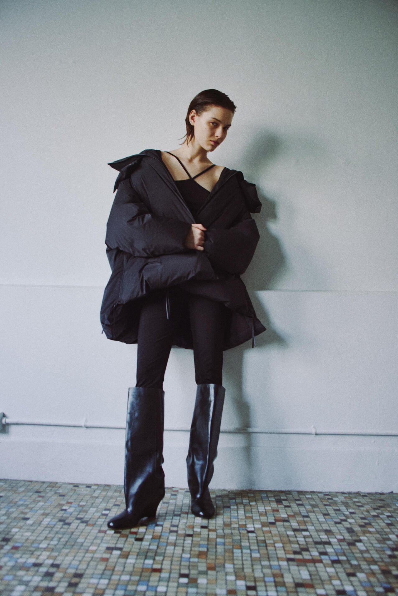 テントラインダウンジャケット