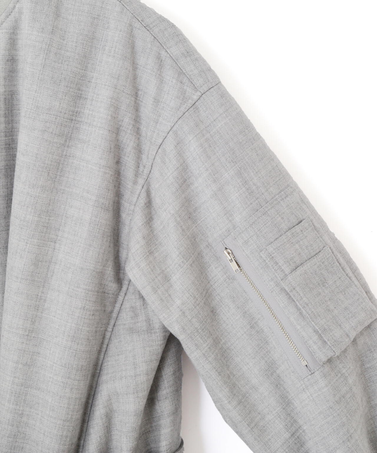 サキソニーウエストベルトパフィージャケット