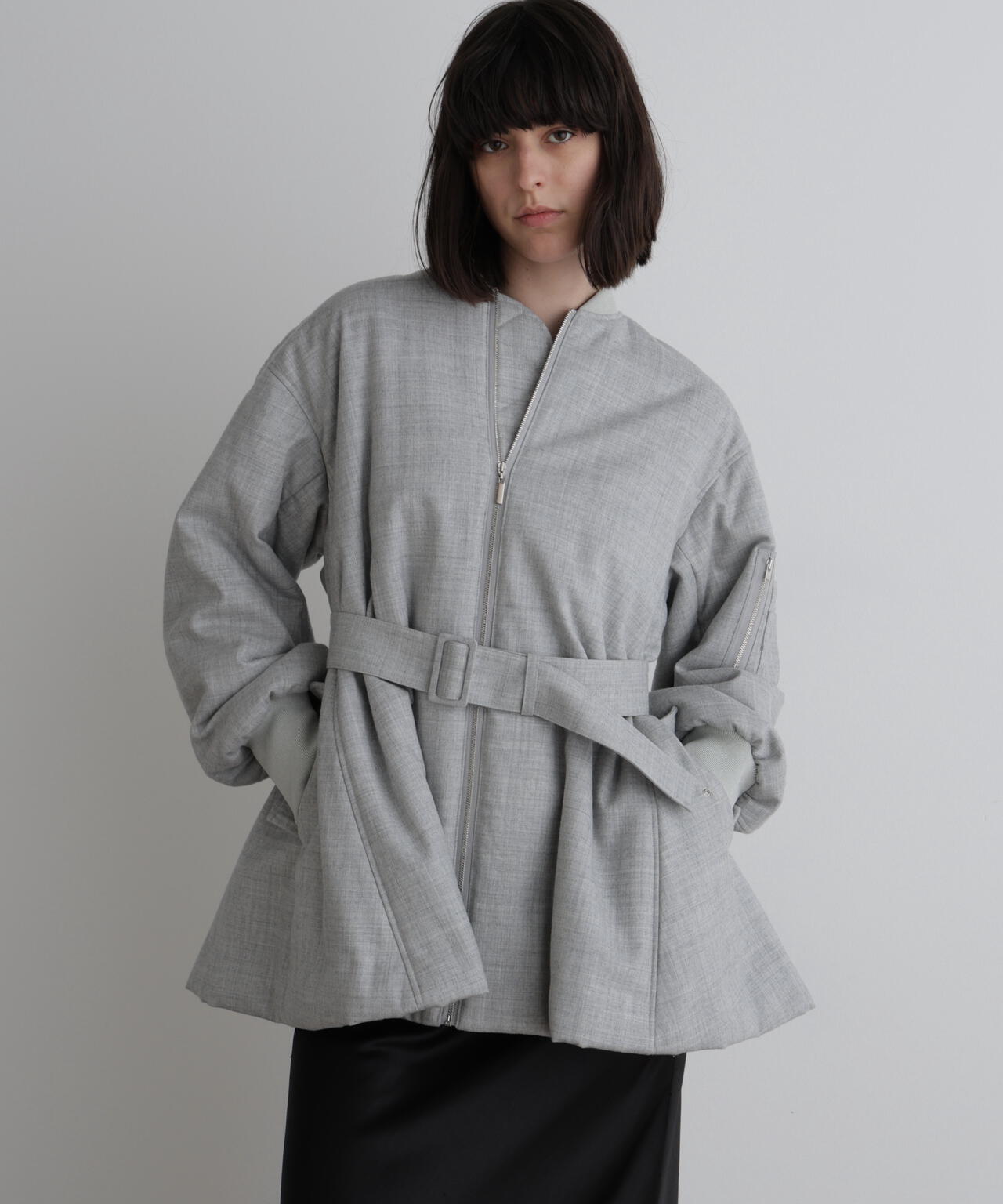 ジャケット・アウター Le PHIL ◇2WAYツイルジャケット（ノーカラージャケット）｜LE PHIL