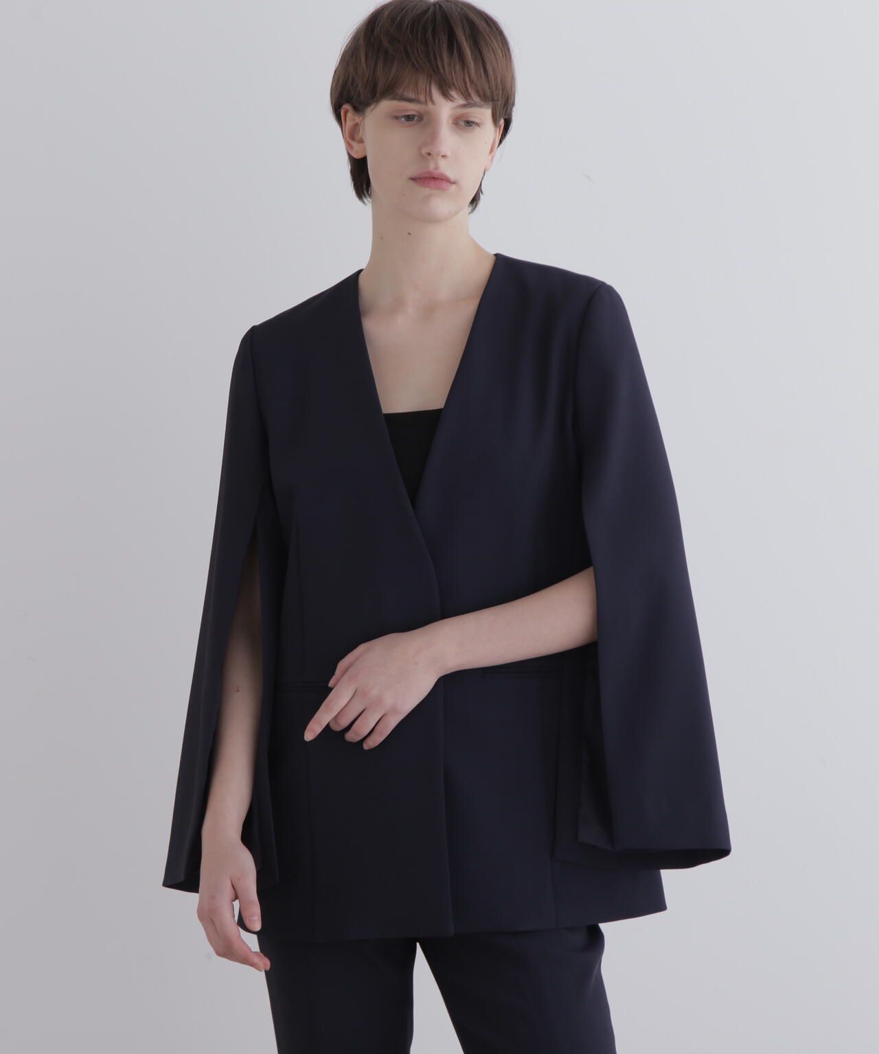 2WAYツイルスリットジャケット