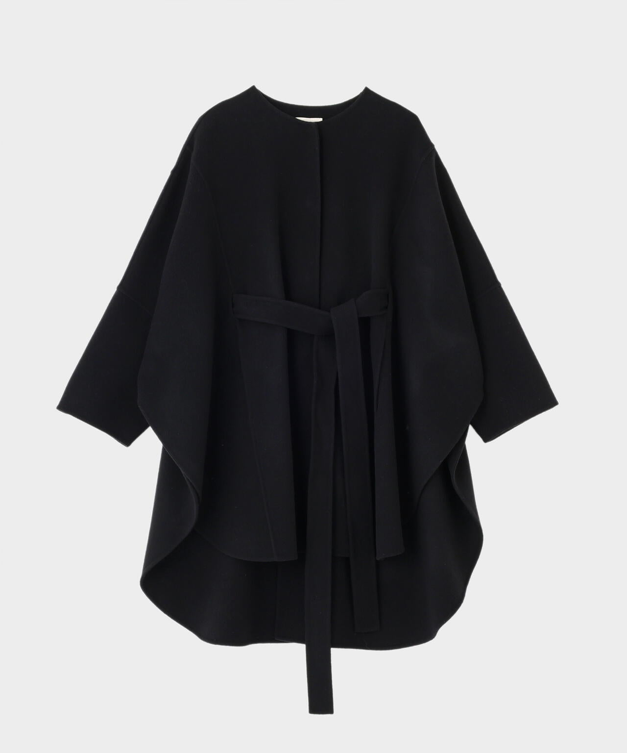 ソフトウールリバーポンチョコート