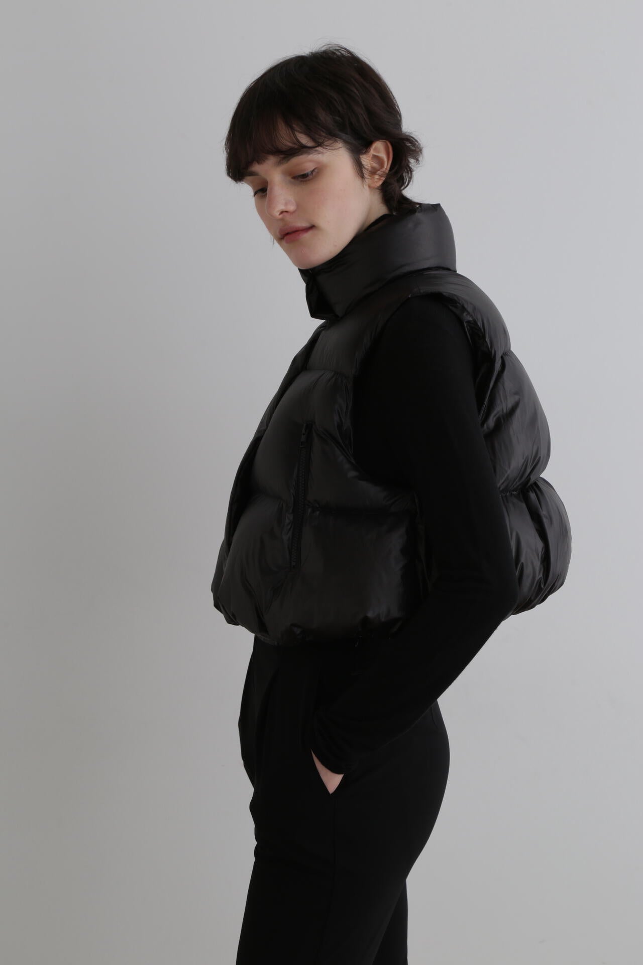 【LE PHIL】リバーシブルボリュームダウンベスト ◇リバーシブルボリュームダウンベスト（ダウンベスト）｜LE