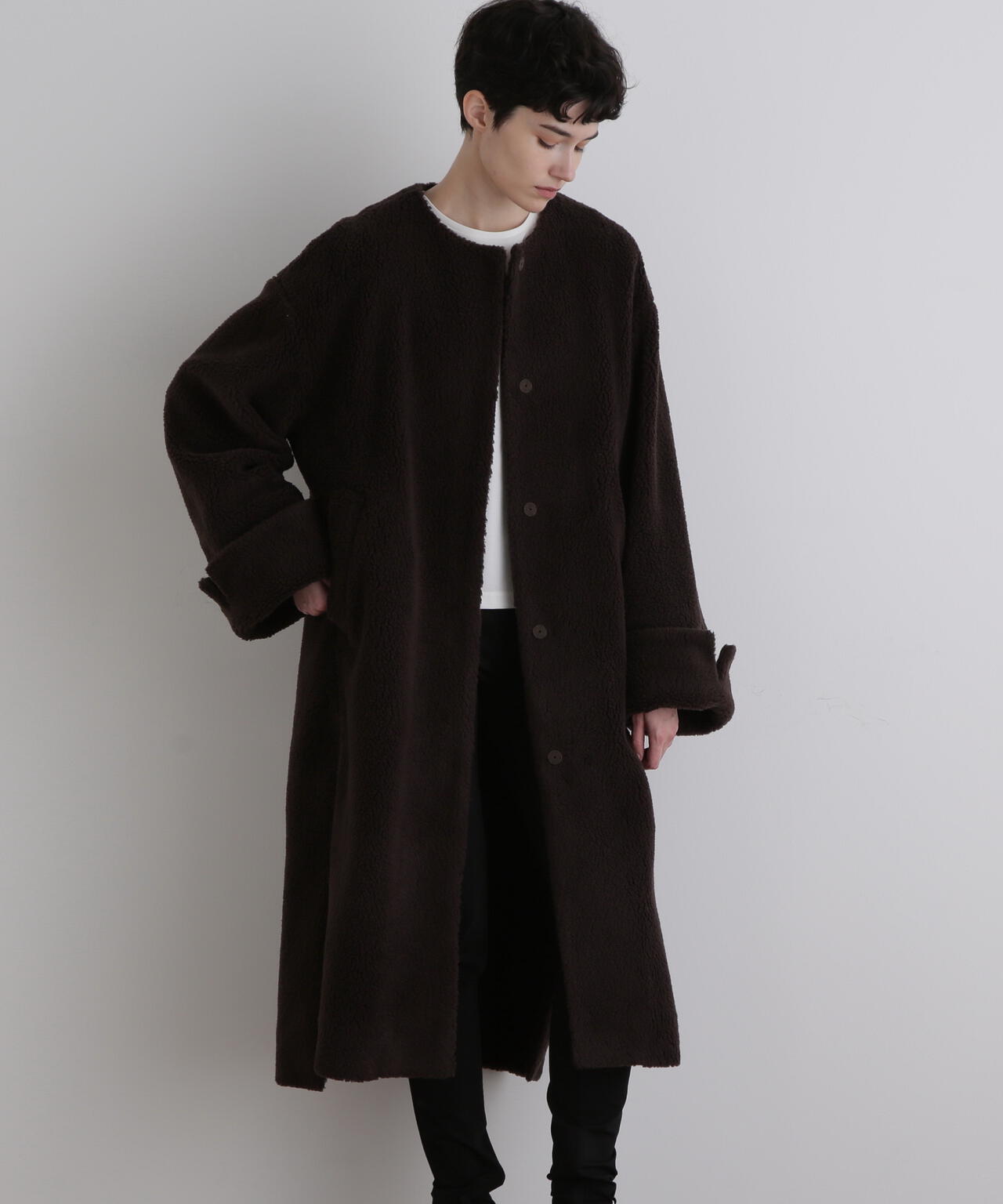 《LE PHIL SPORTS》ボアパイルロングコート