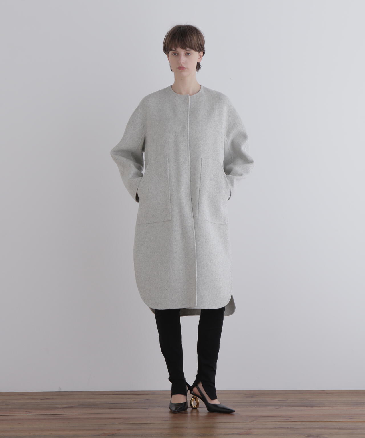 ADORE LE PHIL ルフィル ソフトウール ショートコート Fサイズ ソフトウールリバーコート | LE PHIL（ル フィル） ｜【公式