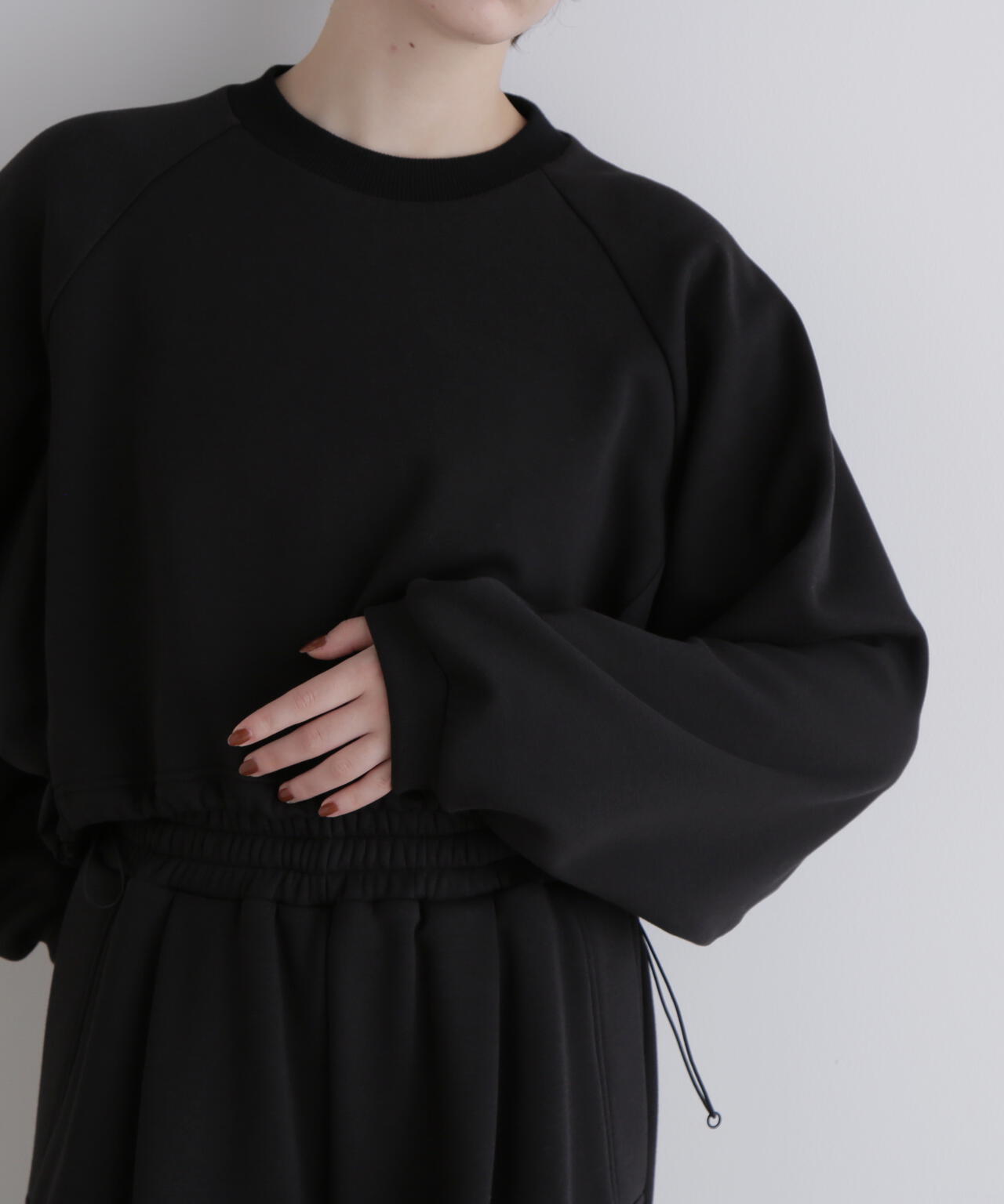 LE PHIL SPORTS》バック裏毛コンビショートプルオーバー | LE PHIL（ル