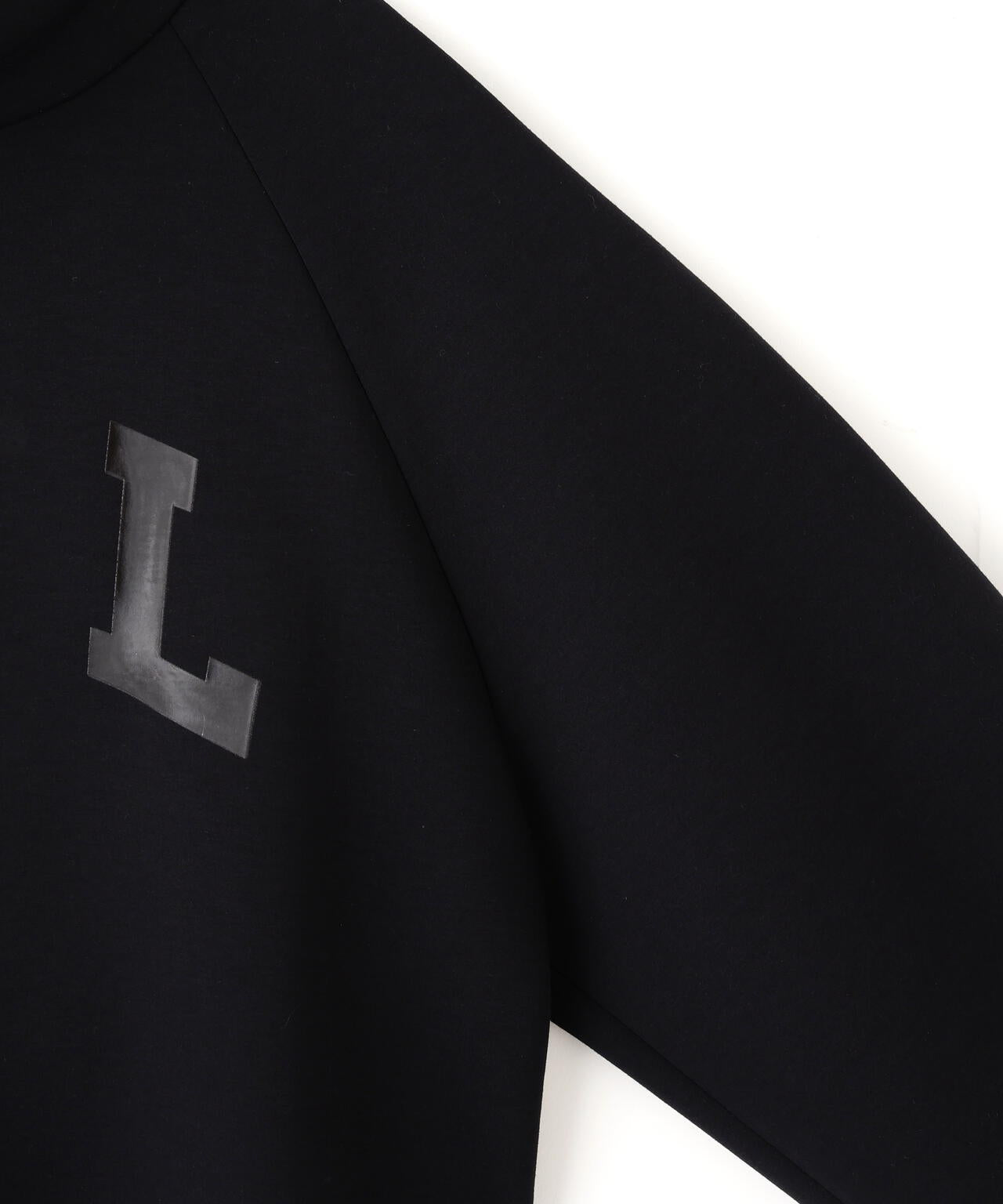 ルフィル　LE PHIL 袖フレアリブニット　プルオーバー　ブラック ルフィル LE PHIL 袖フレアリブニット プルオーバー ブラック