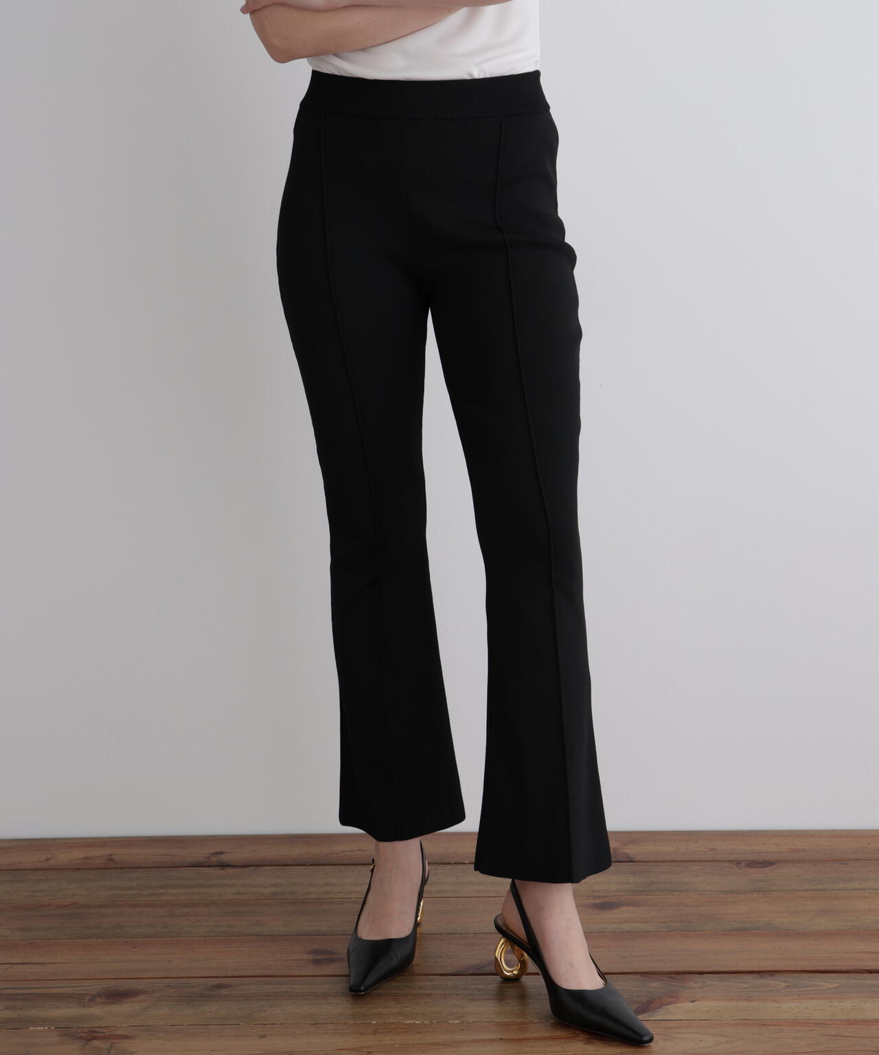 ダブルジャガードニットパンツ