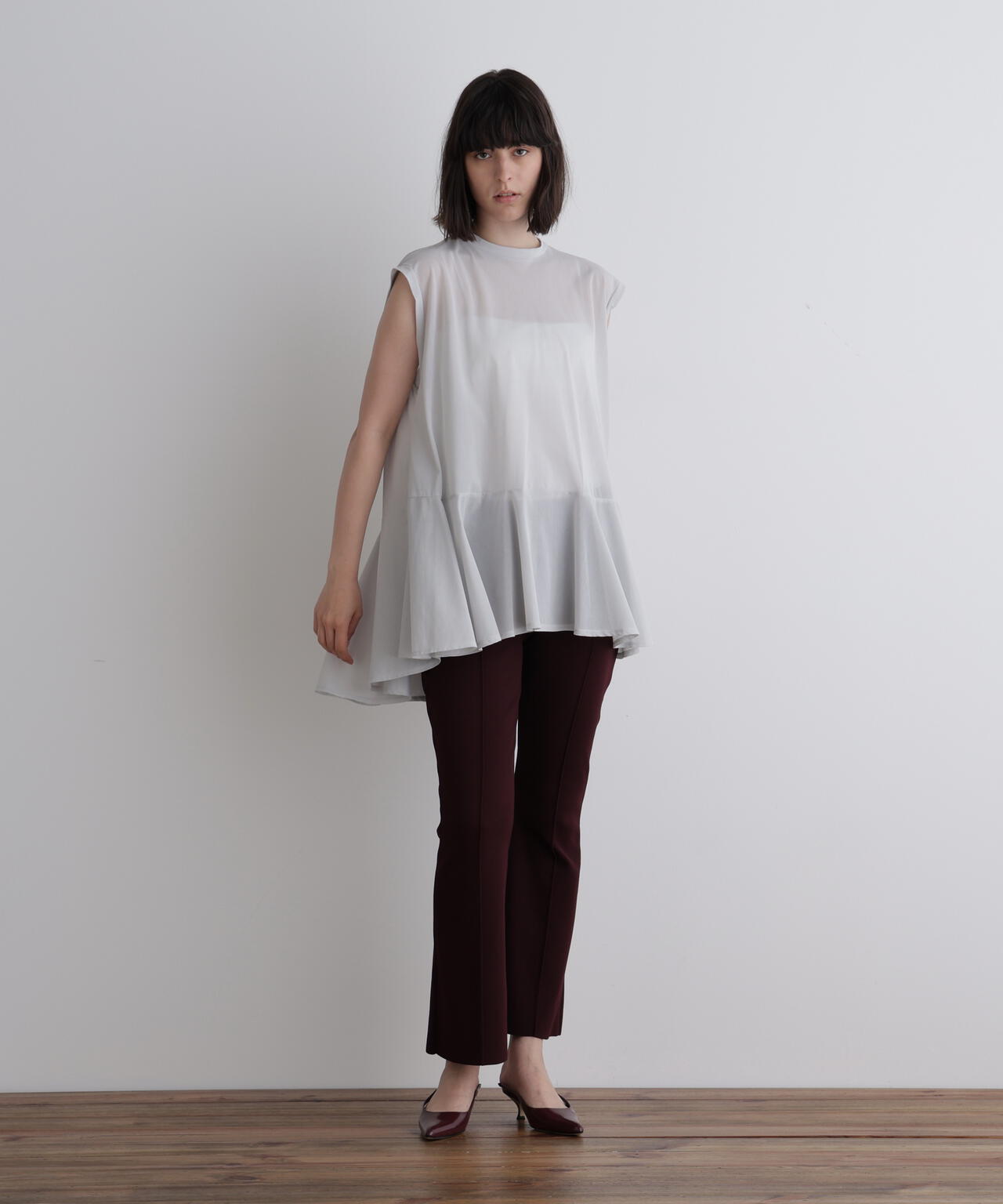 ダブルジャガードニットパンツ