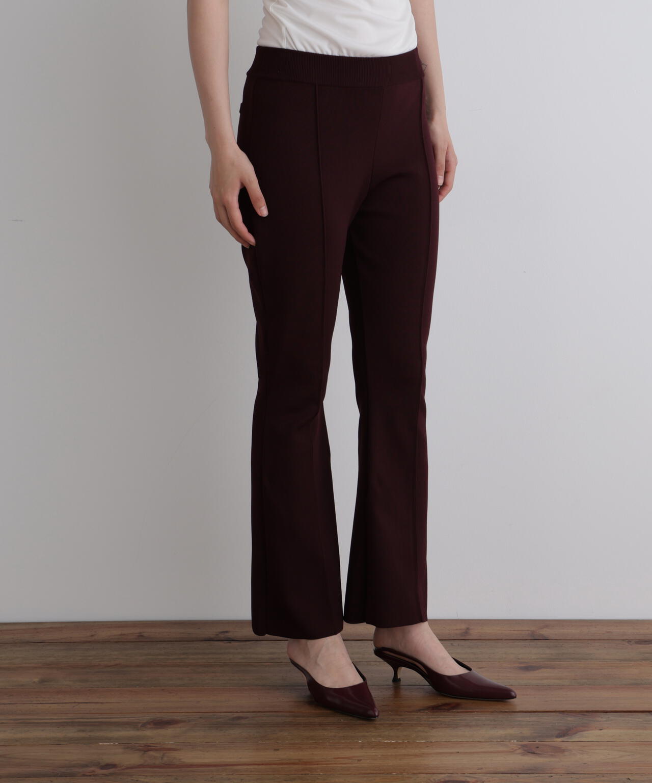 ダブルジャガードニットパンツ