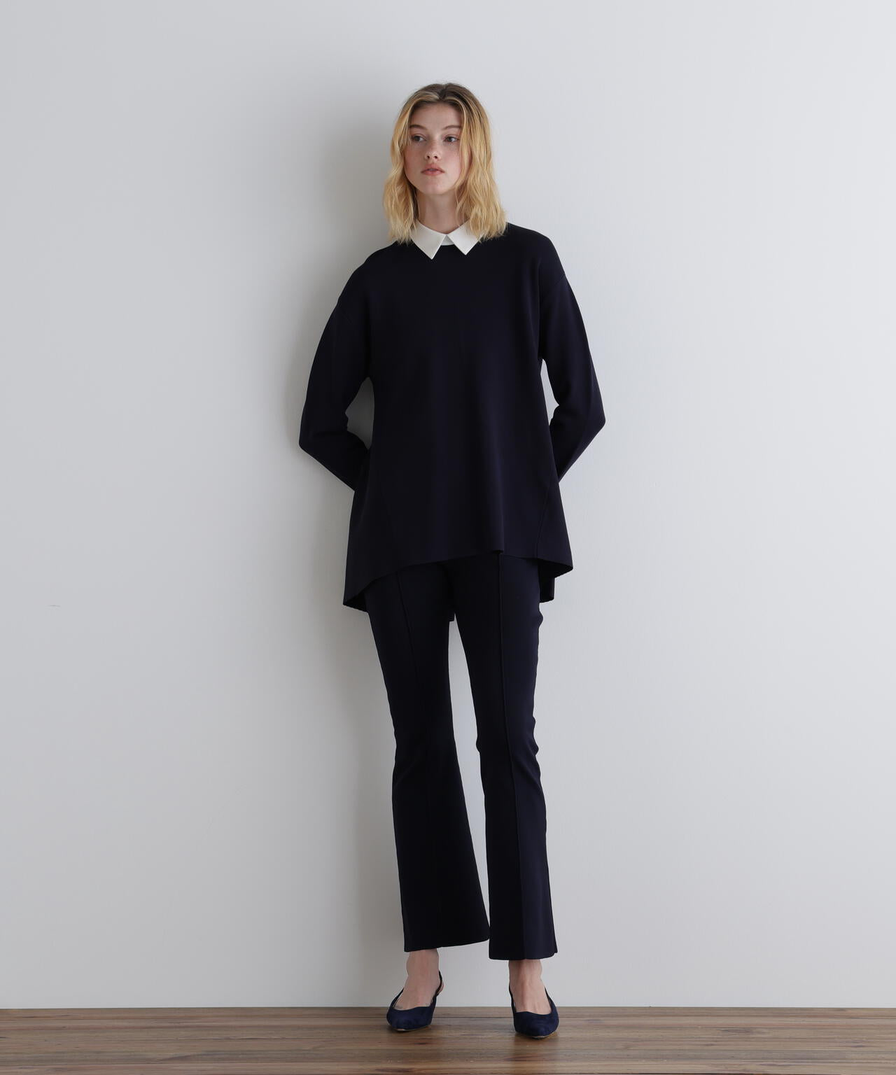 ダブルジャガードニットパンツ