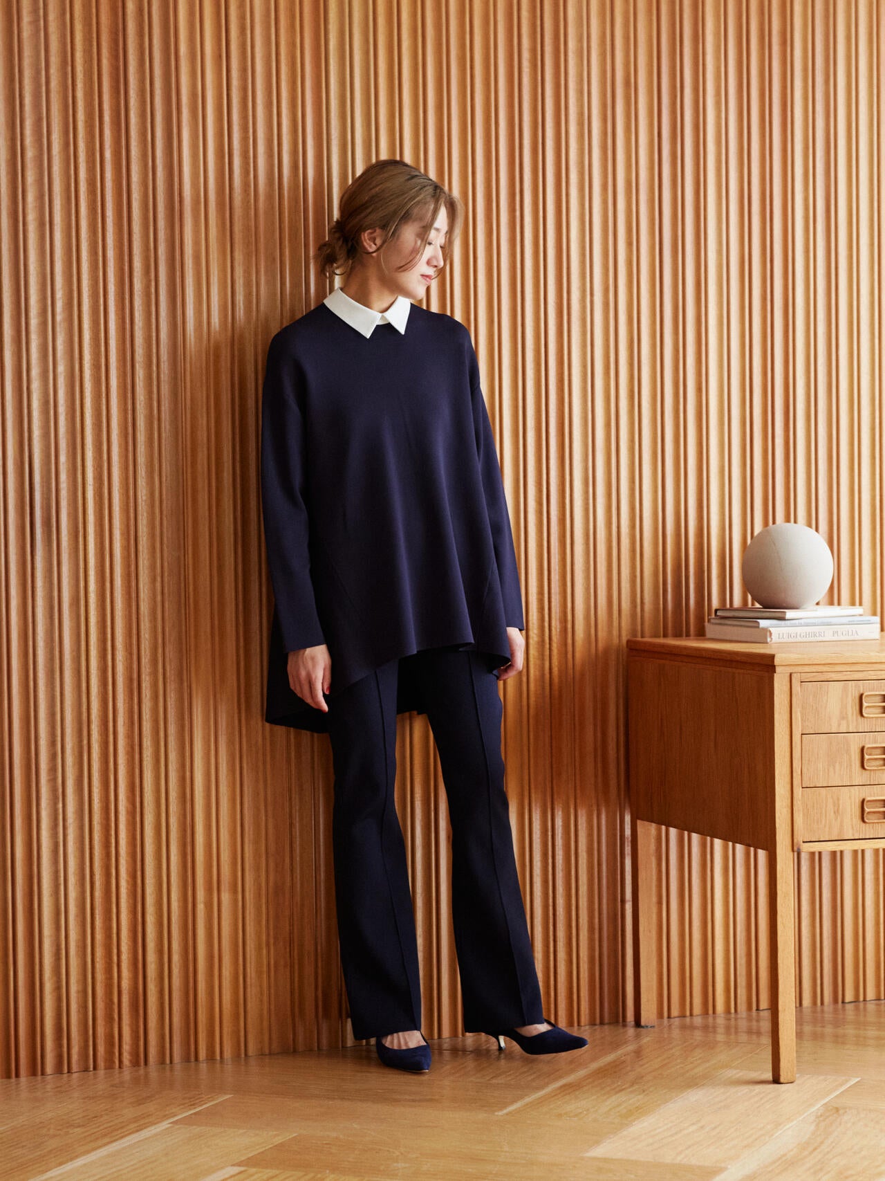 ダブルジャガードニットパンツ