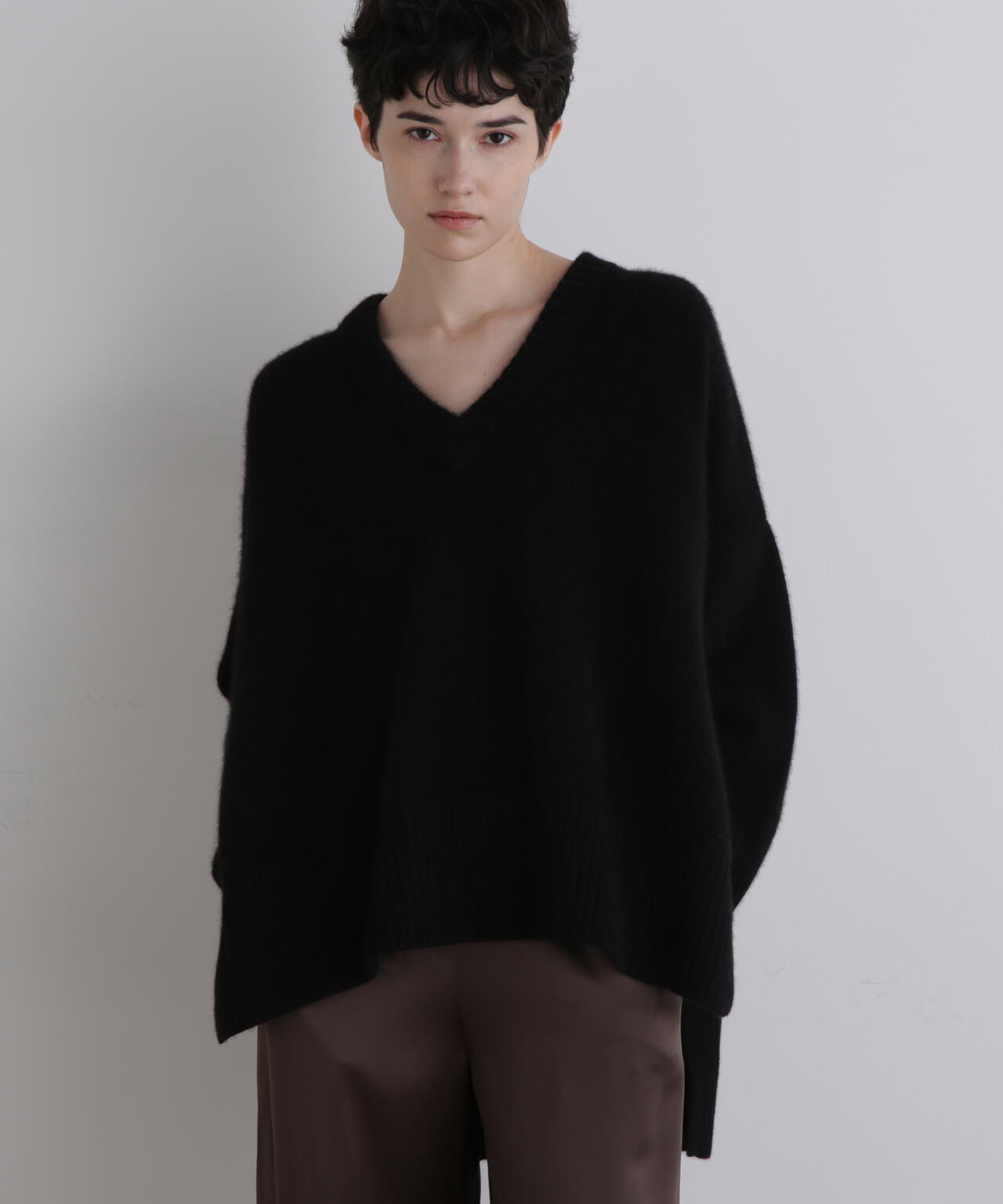 ＦＯＸ混Ｖネックニット