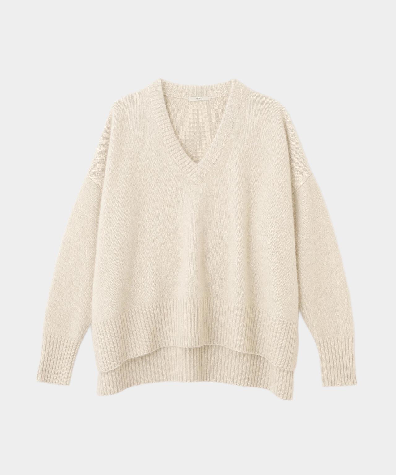 ＦＯＸ混Ｖネックニット